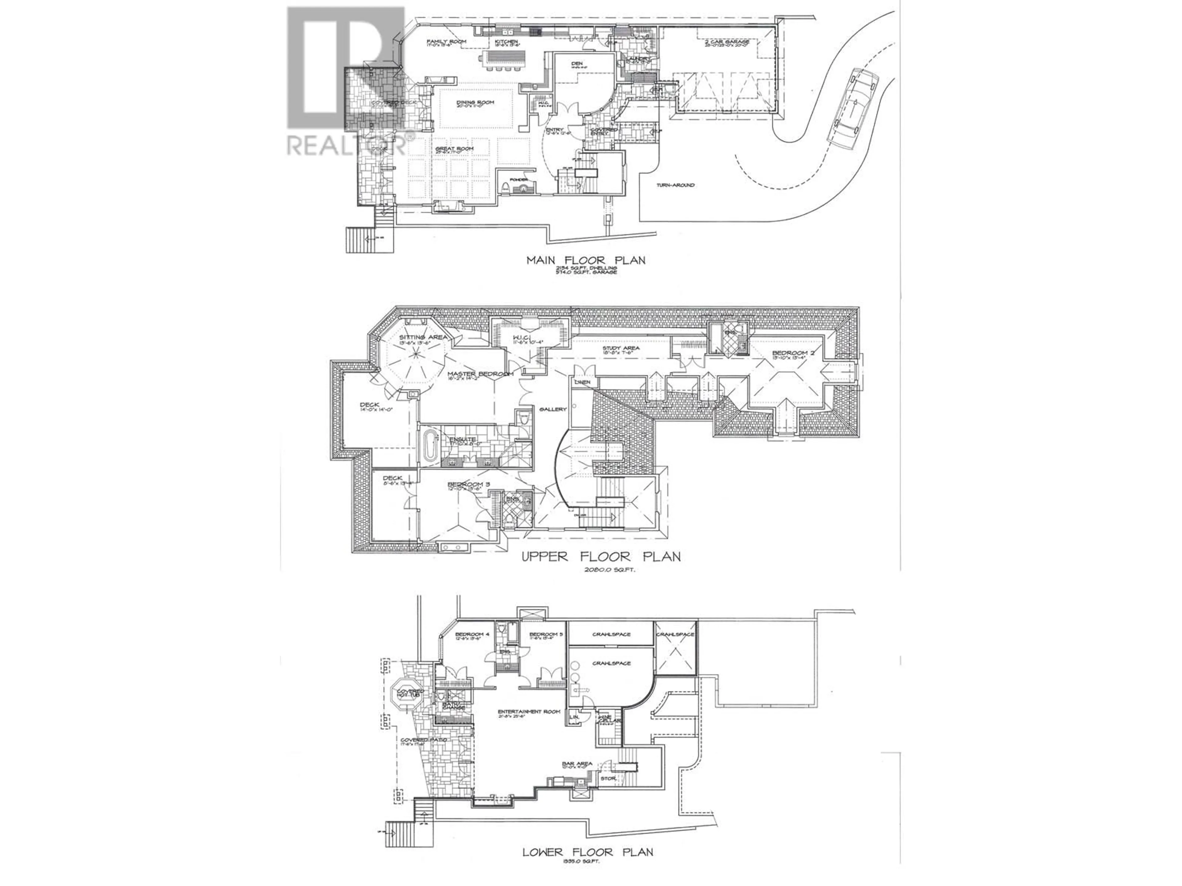 Floor plan for 6154 GLENEAGLES DRIVE, West Vancouver British Columbia V7W1W3