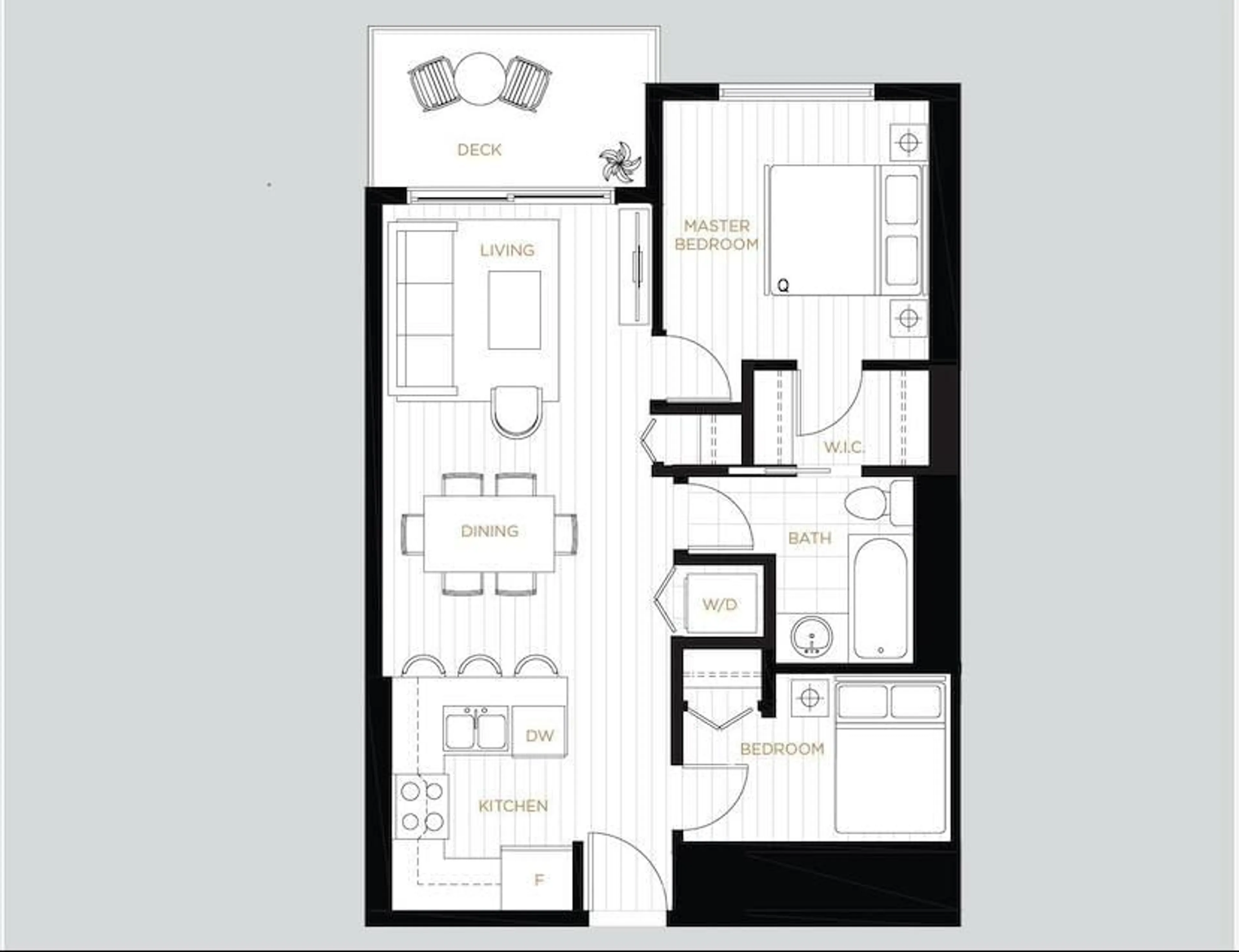 Floor plan for 419 - 33885 PINE, Abbotsford British Columbia V2S2P3