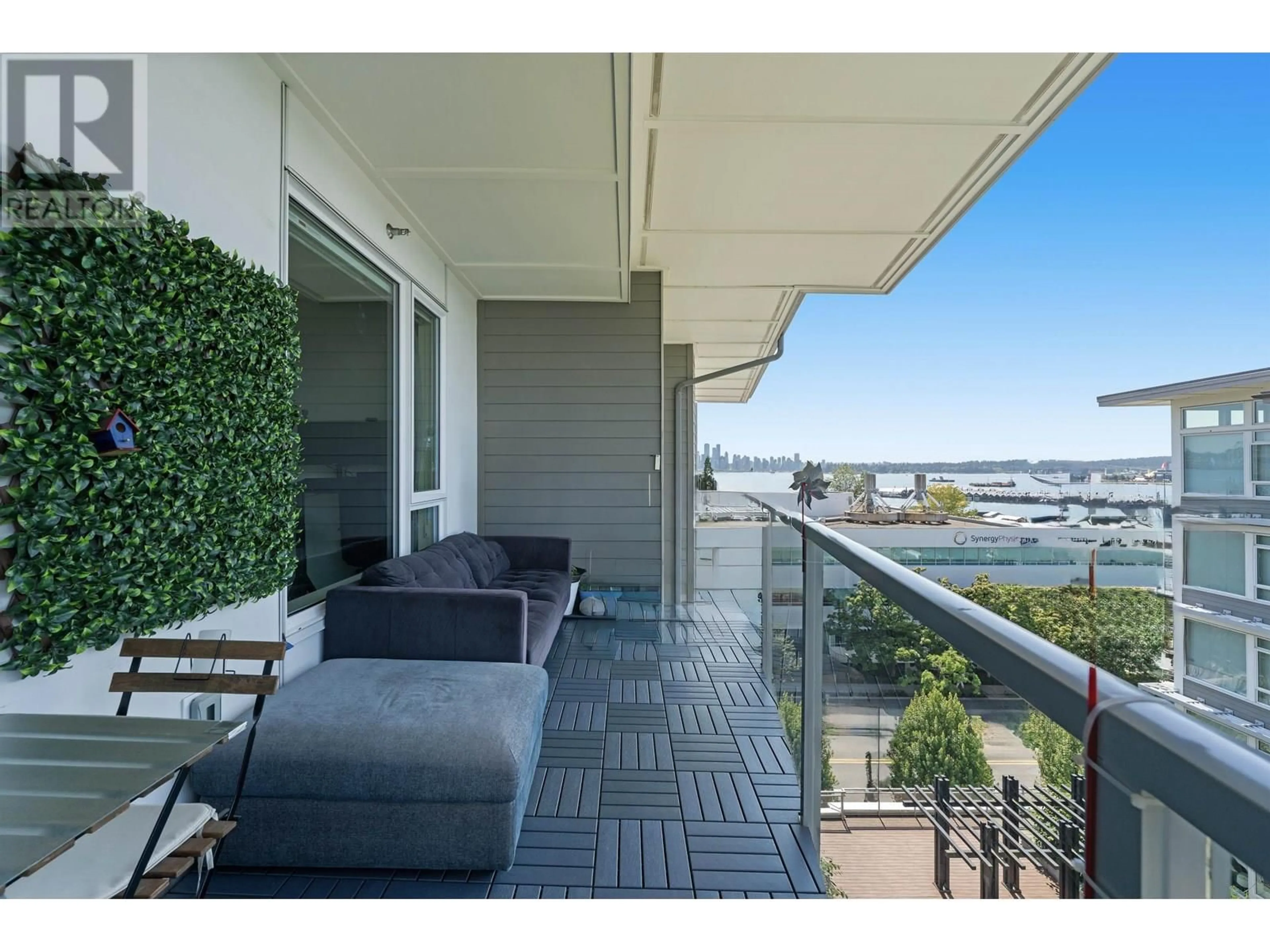 Patio, water/lake/river/ocean view for 510 - 255 1ST STREET, North Vancouver British Columbia V7M3G8