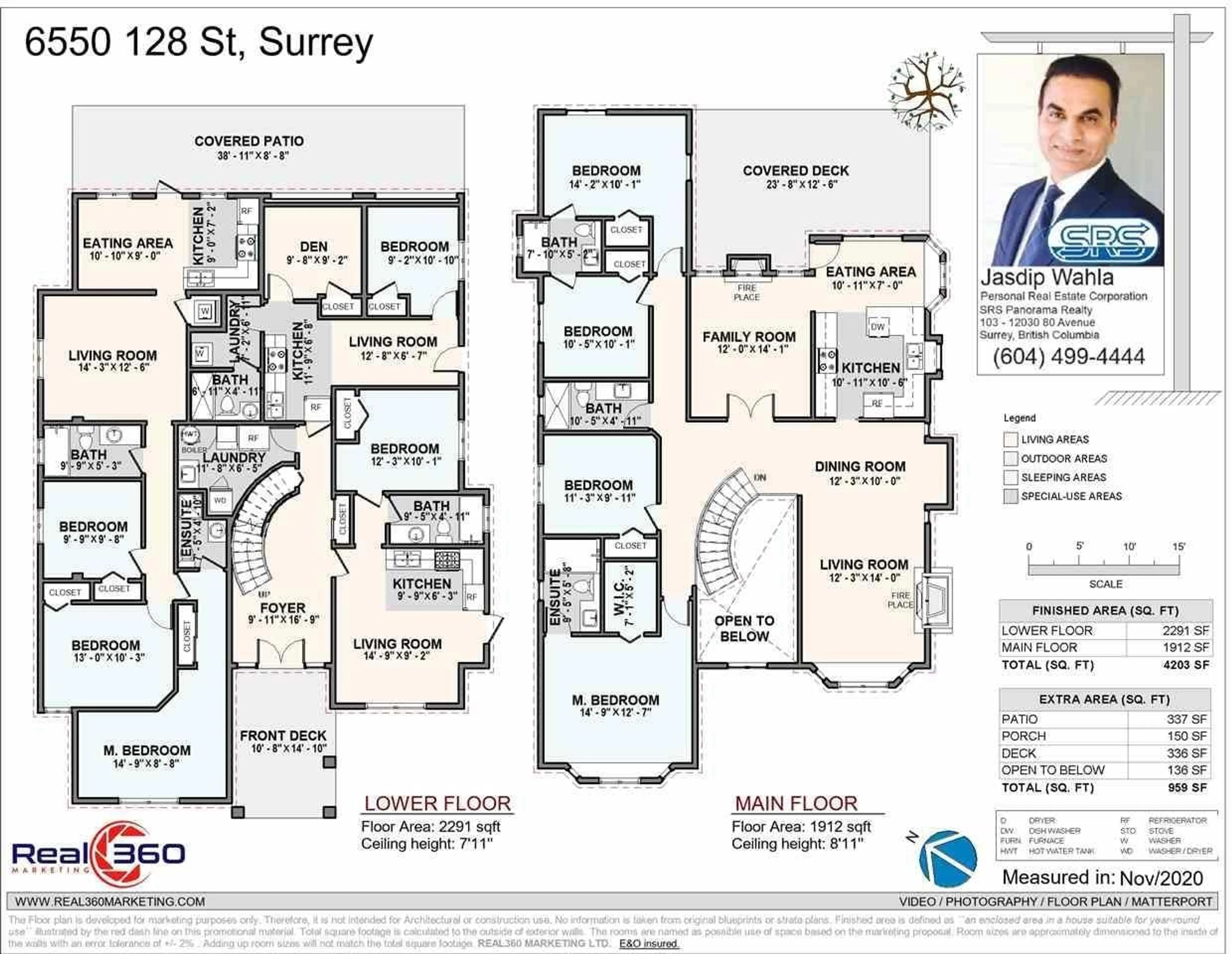 Floor plan for 6550 128, Surrey British Columbia V3W4C6