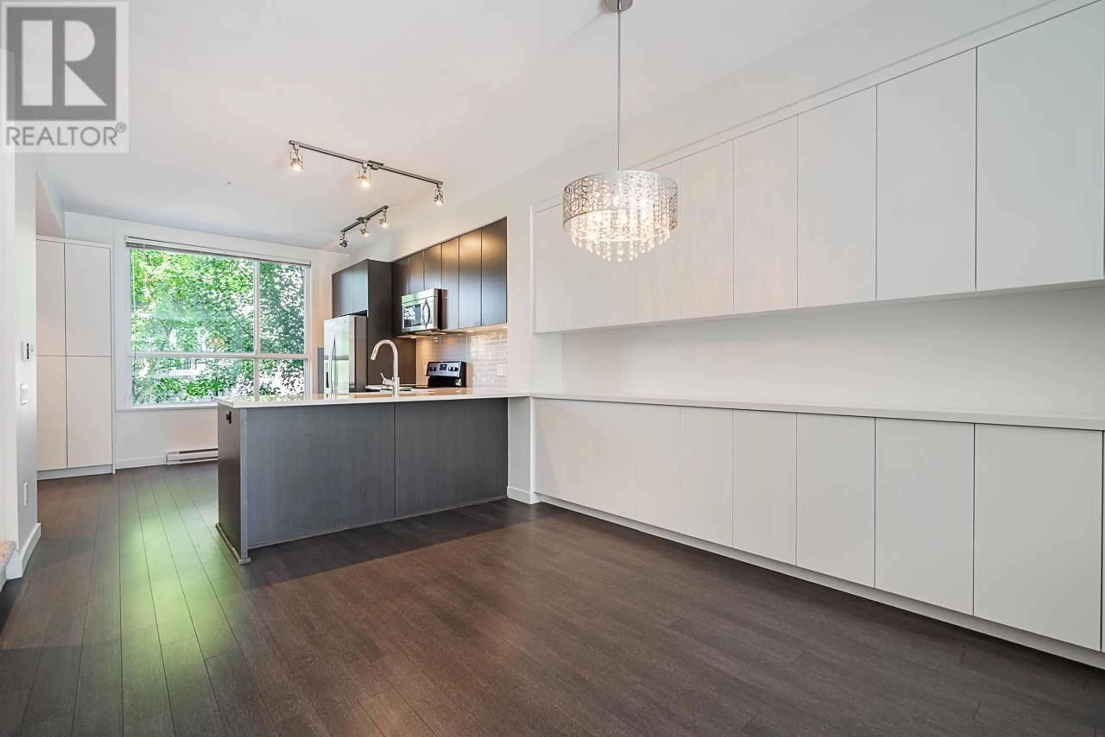 Open concept kitchen, wood/laminate floor for 23 - 2332 RANGER LANE, Port Coquitlam British Columbia V3B0J4