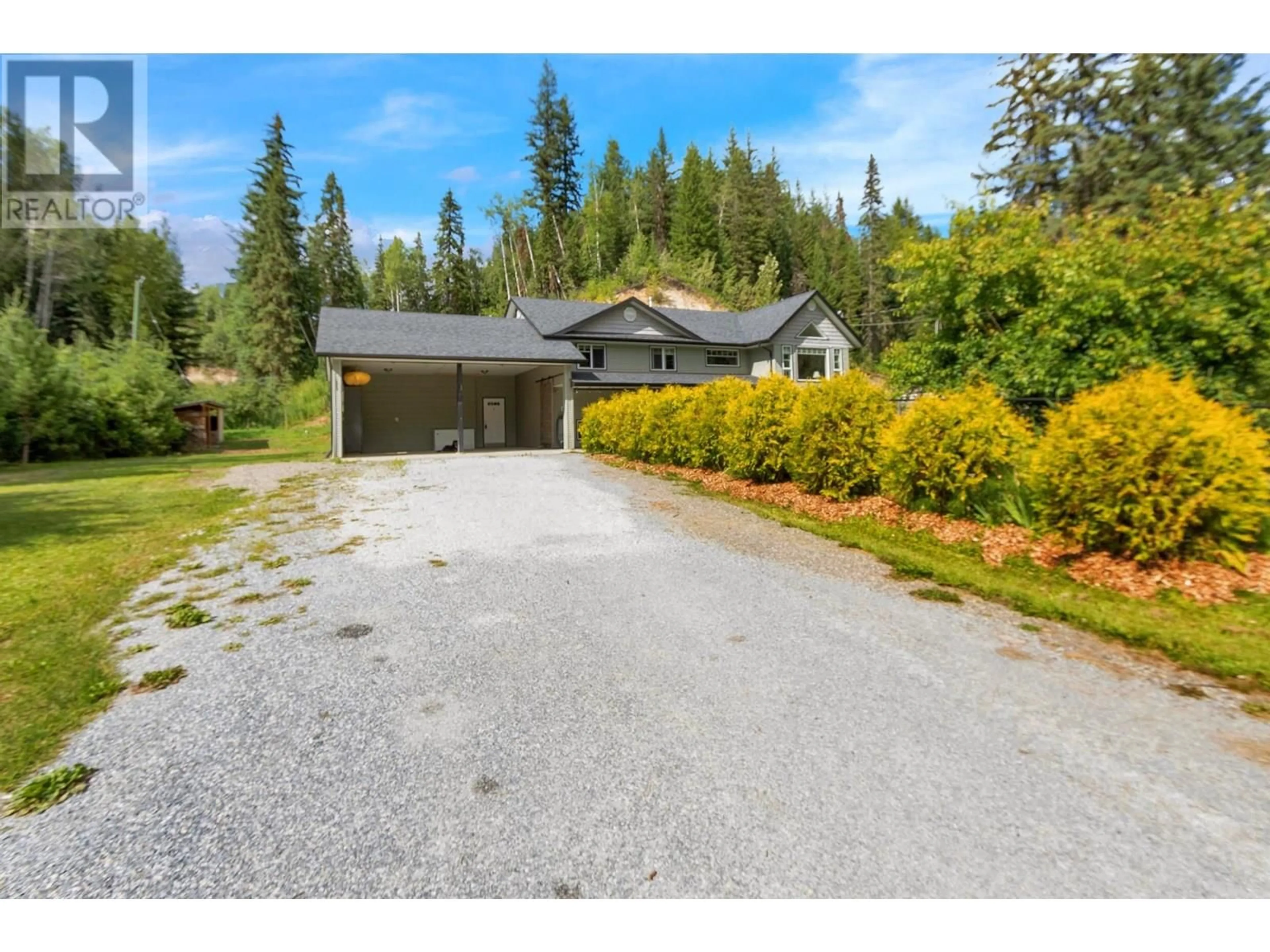 A pic from outside/outdoor area/front of a property/back of a property/a pic from drone, street for 1638 FRASER FLATS ROAD, Prince George British Columbia V2K5S4
