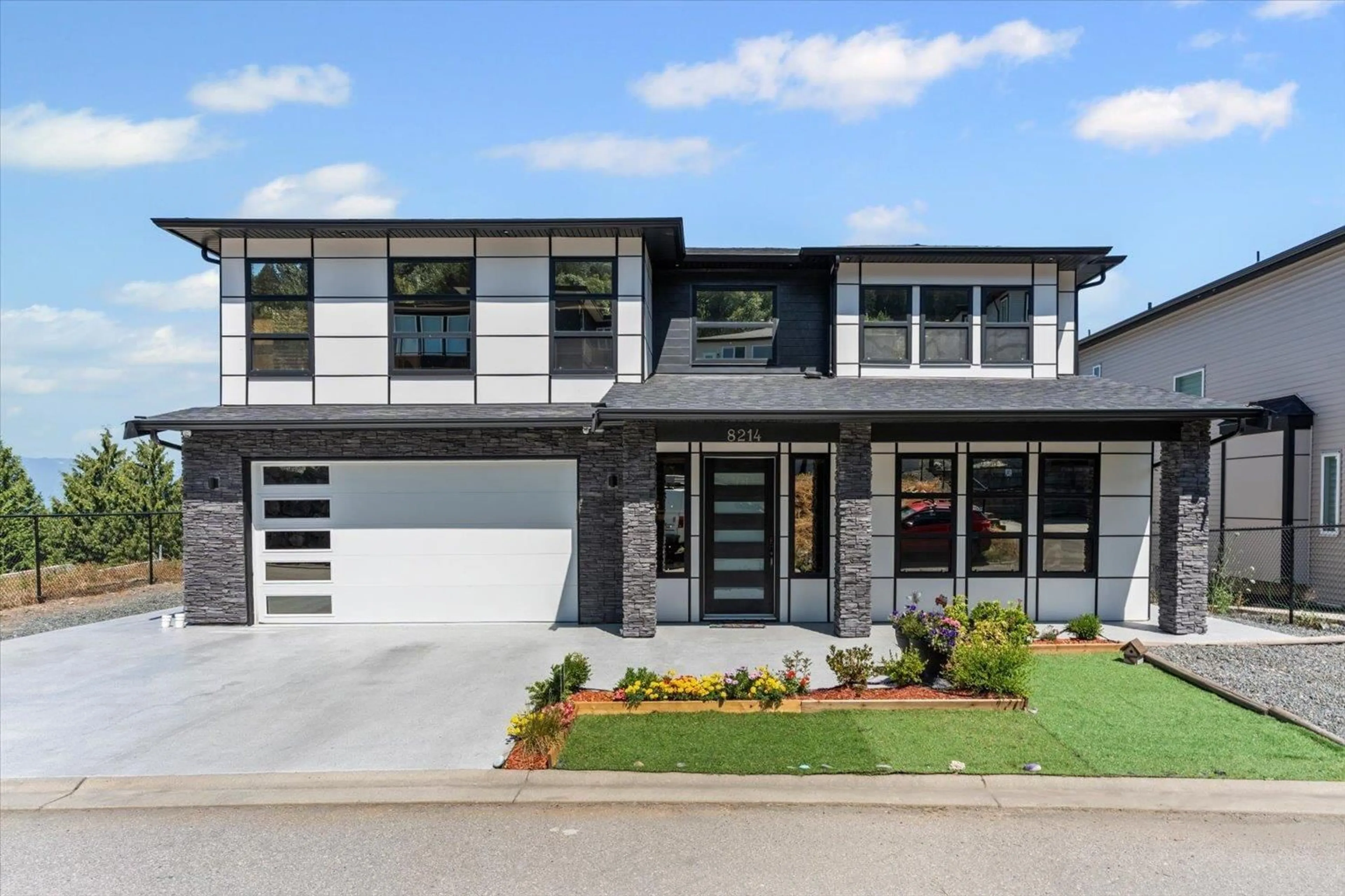 Home with brick exterior material, street for 8214 NIXON ROAD, Chilliwack British Columbia V4Z0E4