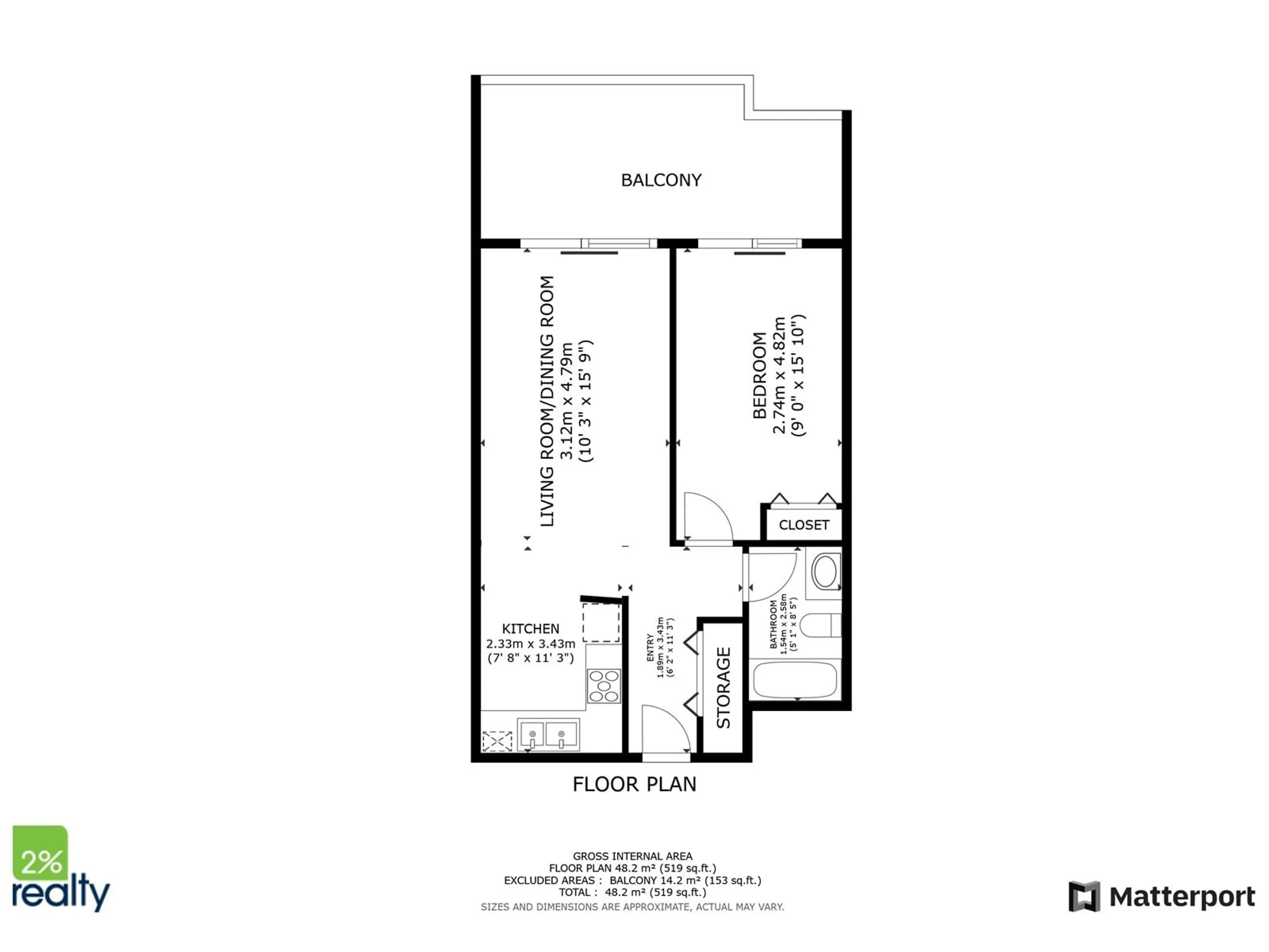 Floor plan for 101 - 9952 149, Surrey British Columbia V3R7W7