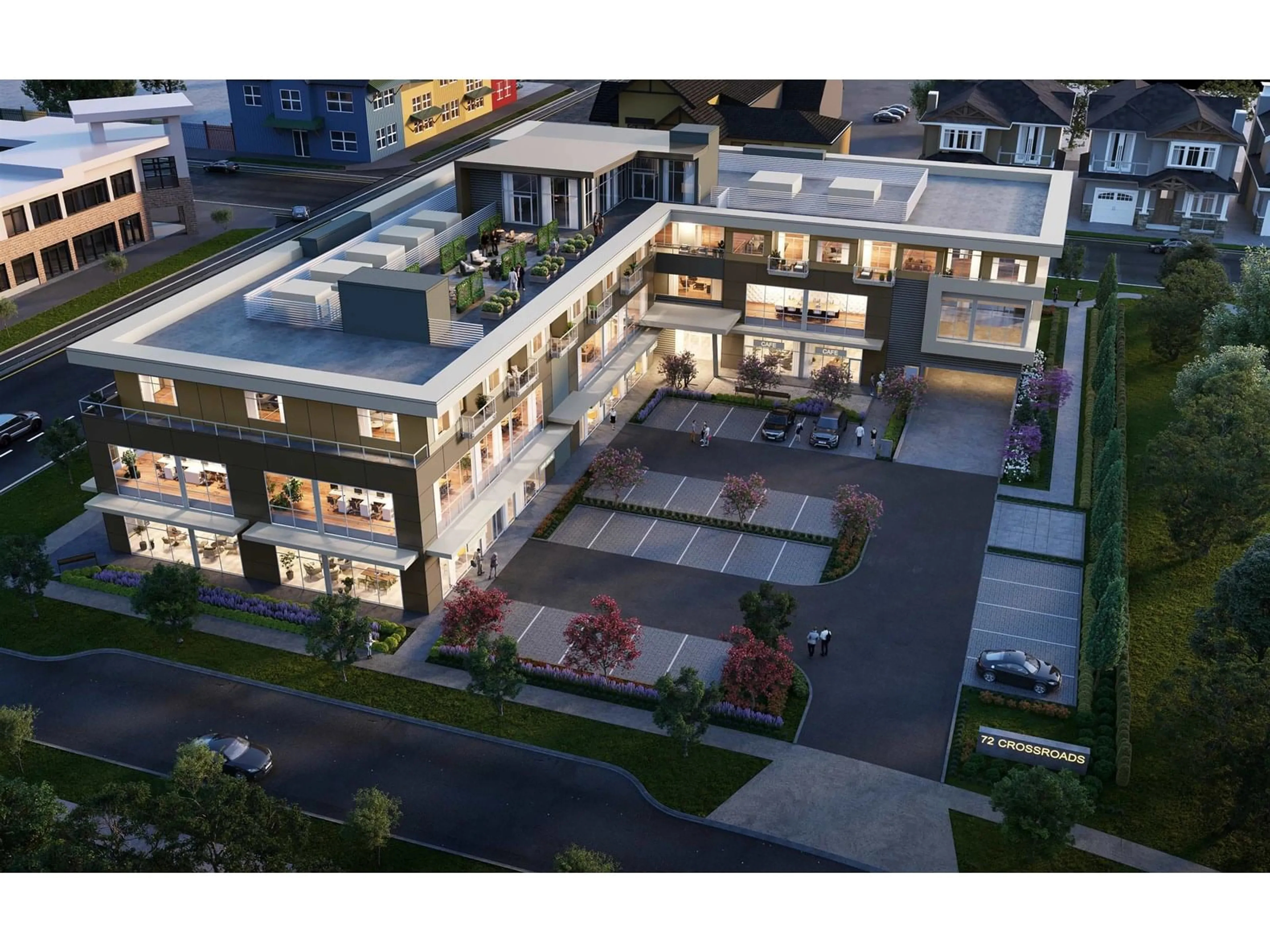 A pic from outside/outdoor area/front of a property/back of a property/a pic from drone, street for 314 - 7168 192, Surrey British Columbia V0V0V0