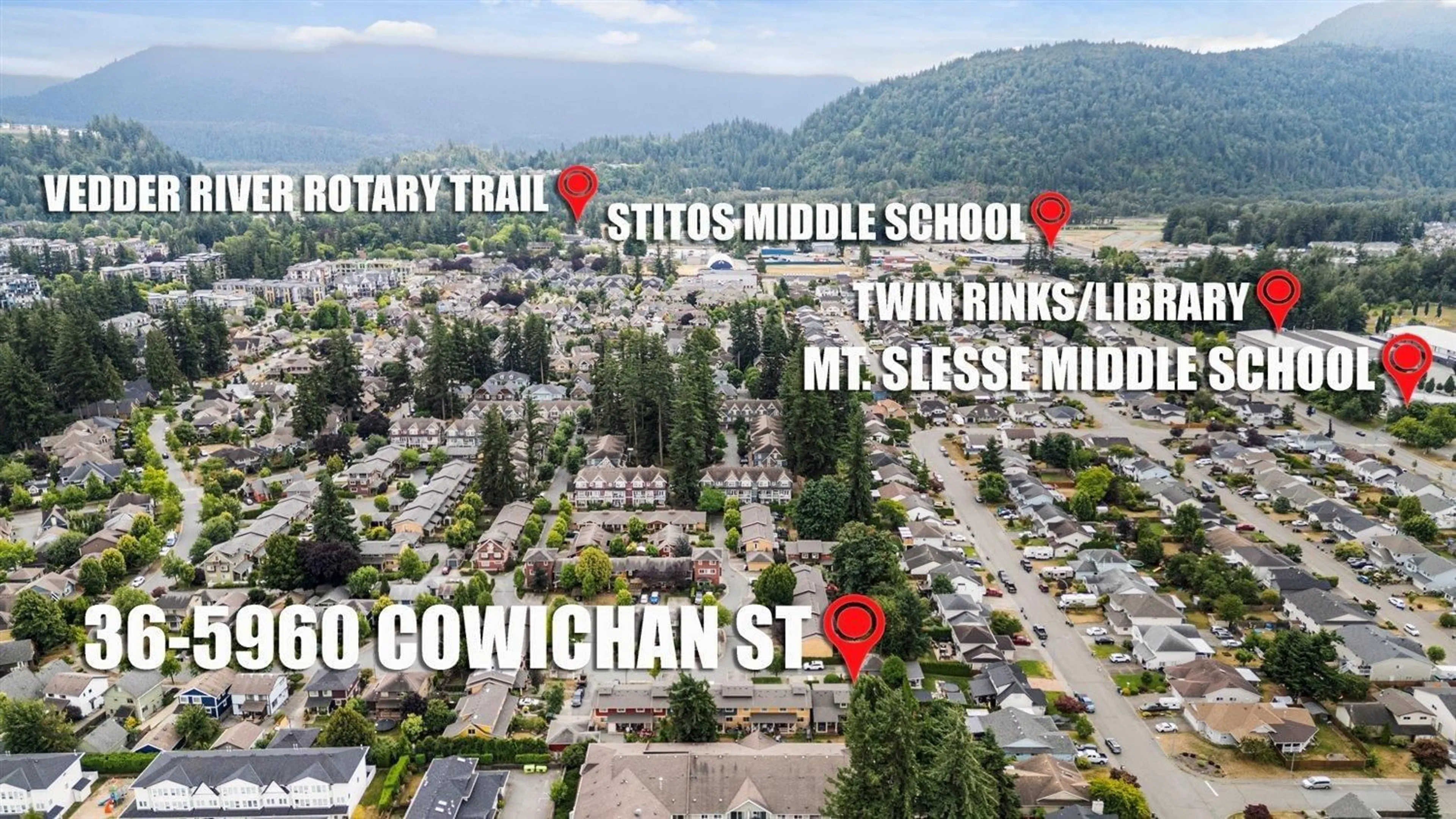 Picture of a map for 36 - 5960 COWICHAN STREET, Chilliwack British Columbia V2R0L6