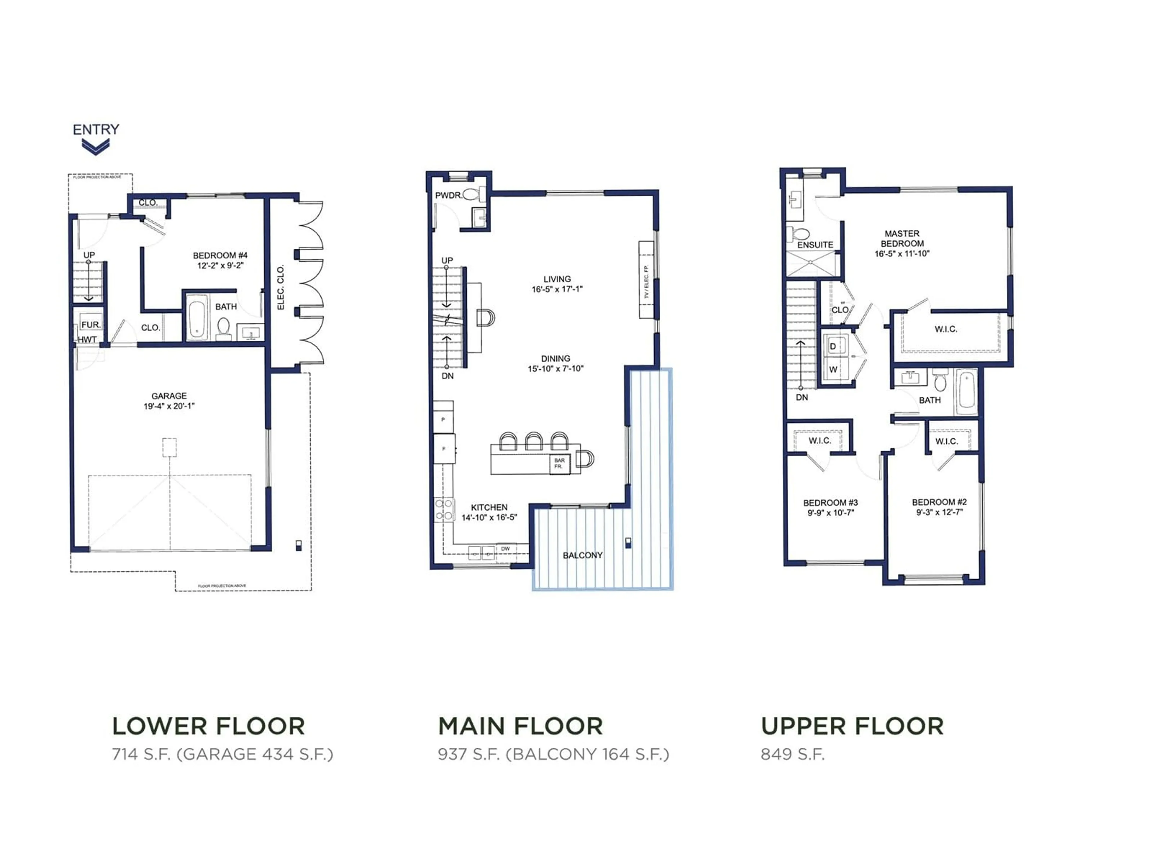 Floor plan for 33 - 12585 104A, Surrey British Columbia V3V0G7