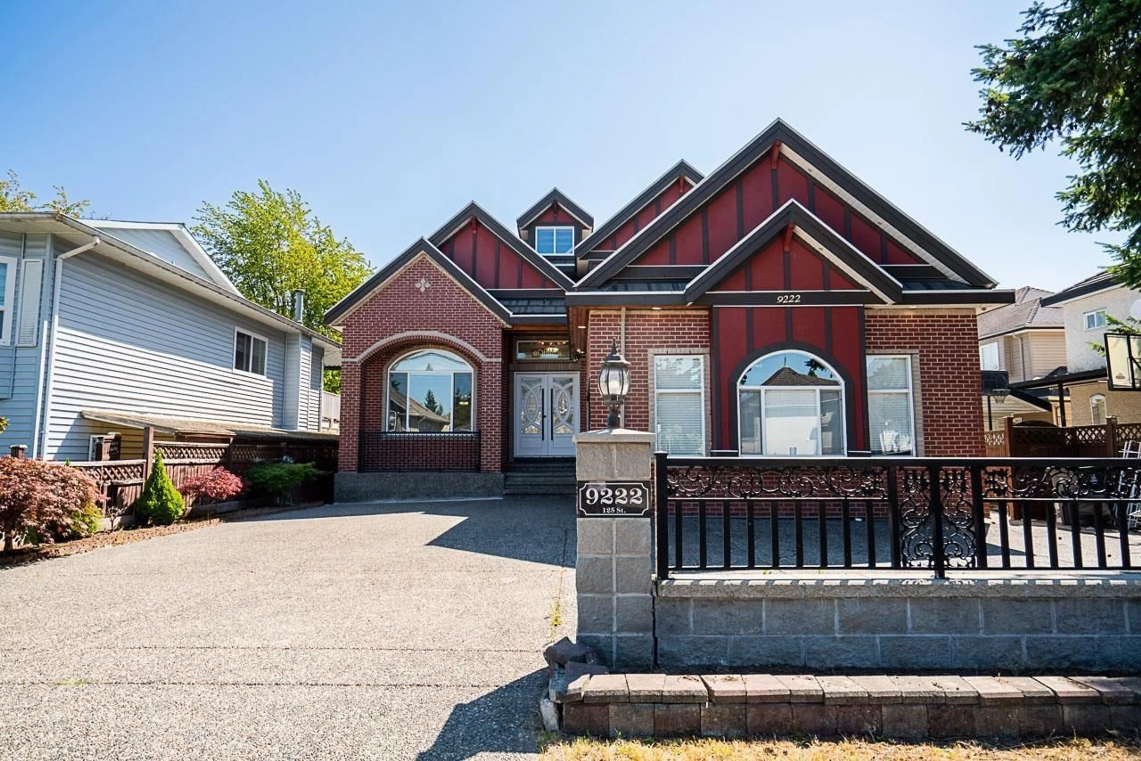 Home with brick exterior material, street for 9222 125, Surrey British Columbia V3V4X4
