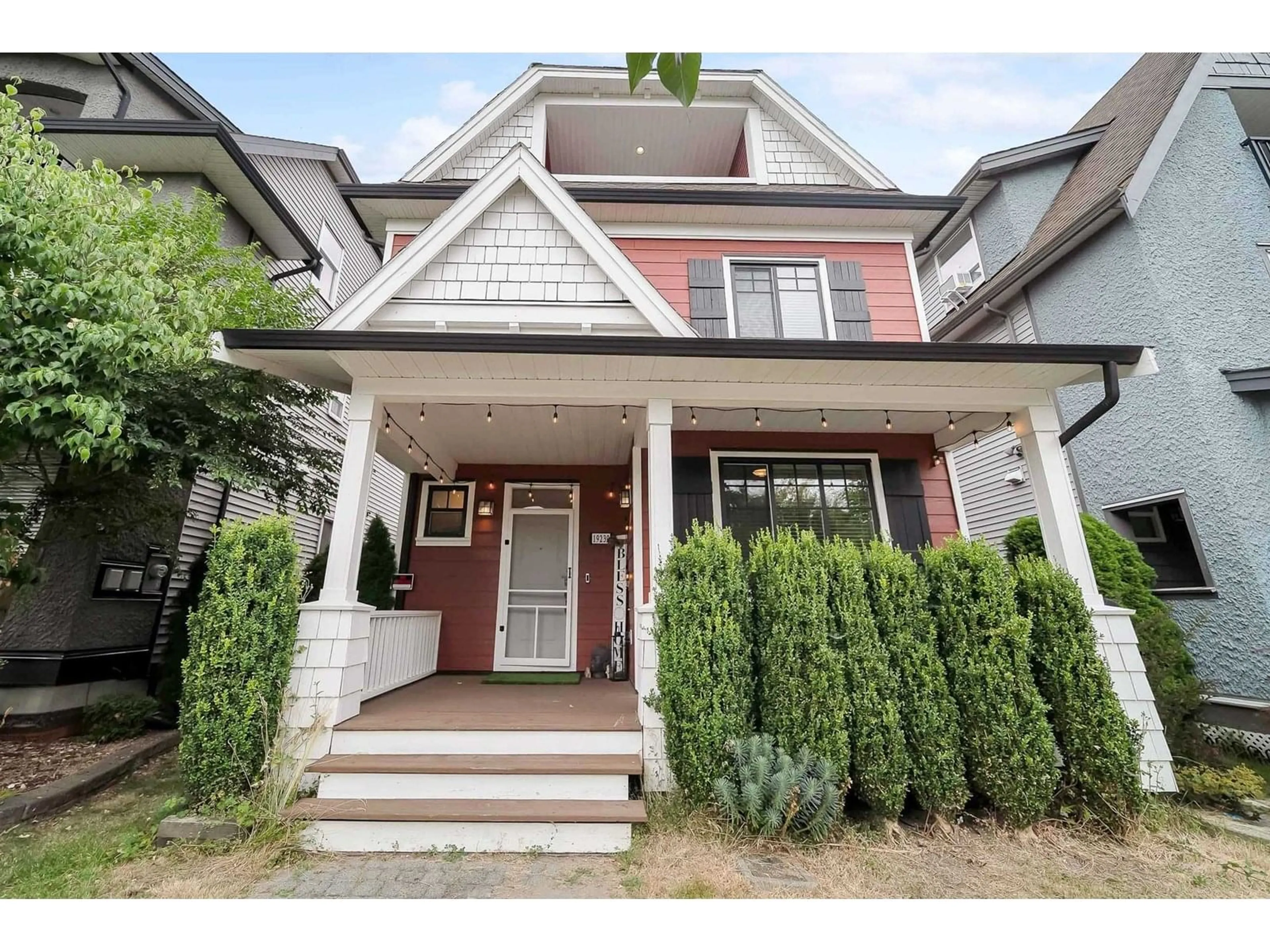 Home with brick exterior material, street for 19239 69A, Surrey British Columbia V4N6K4