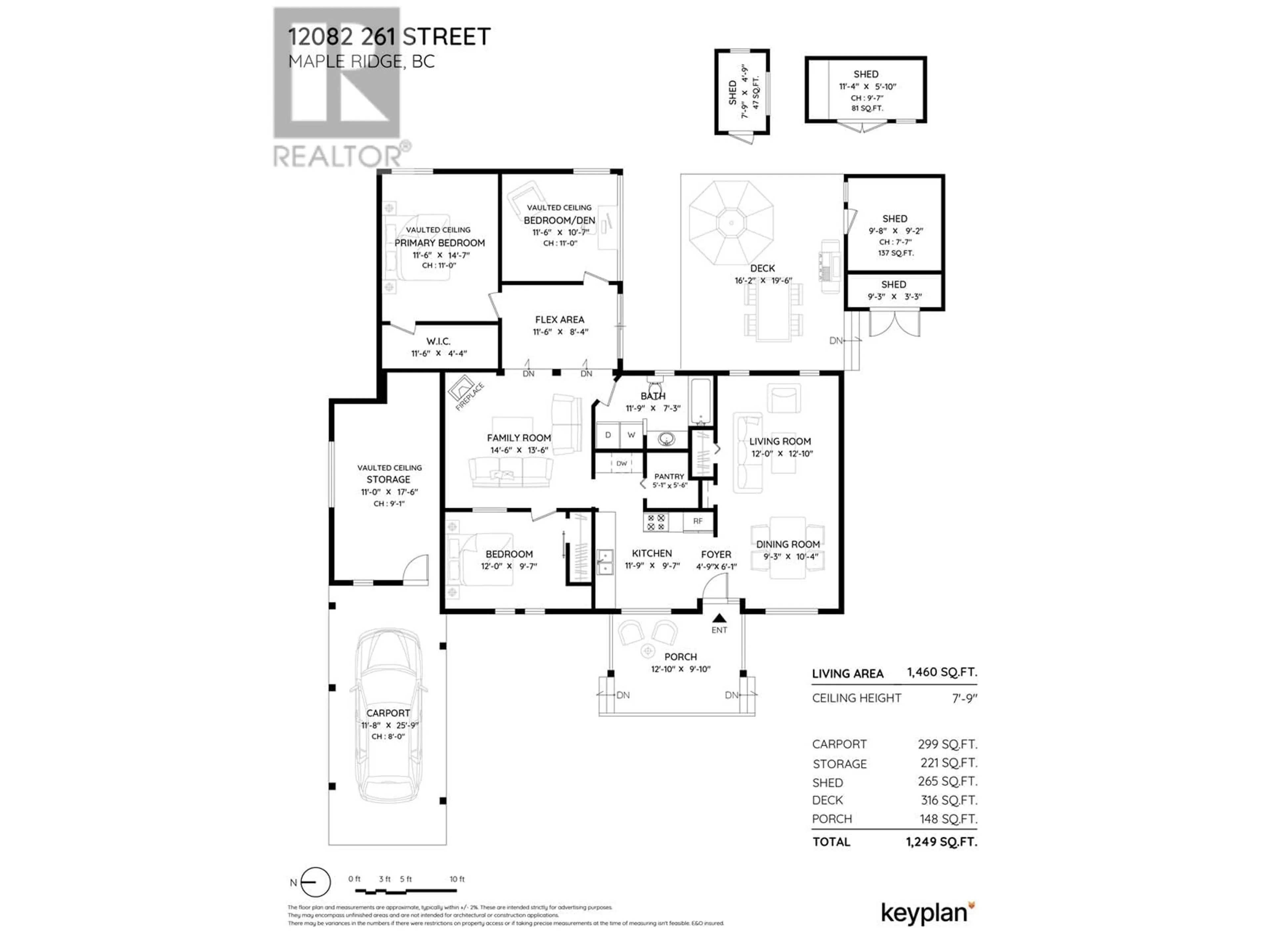 Floor plan for 12082 261 STREET, Maple Ridge British Columbia V2W2A6