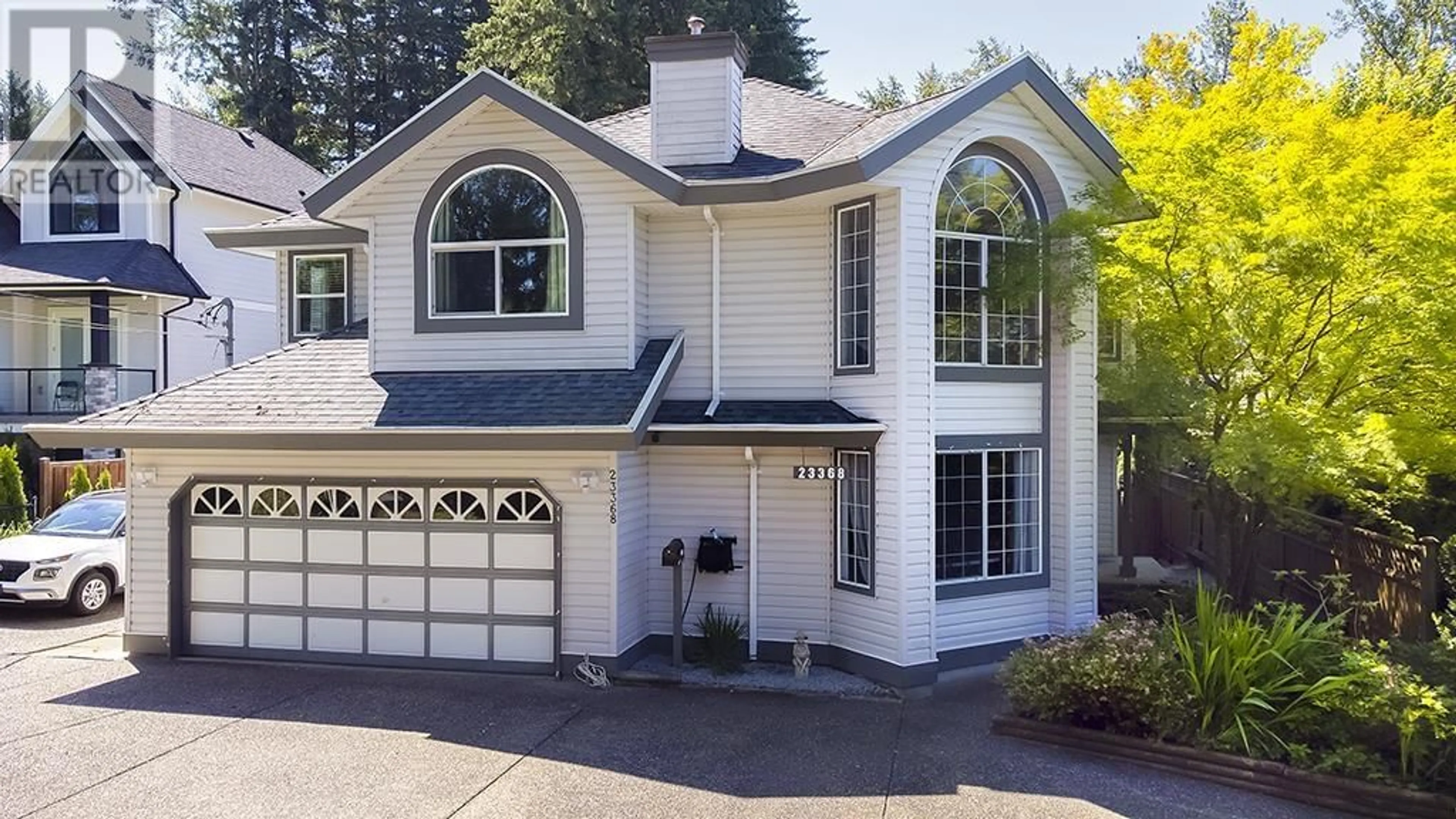 Home with vinyl exterior material, street for 23368 124 AVENUE, Maple Ridge British Columbia V2X4K4