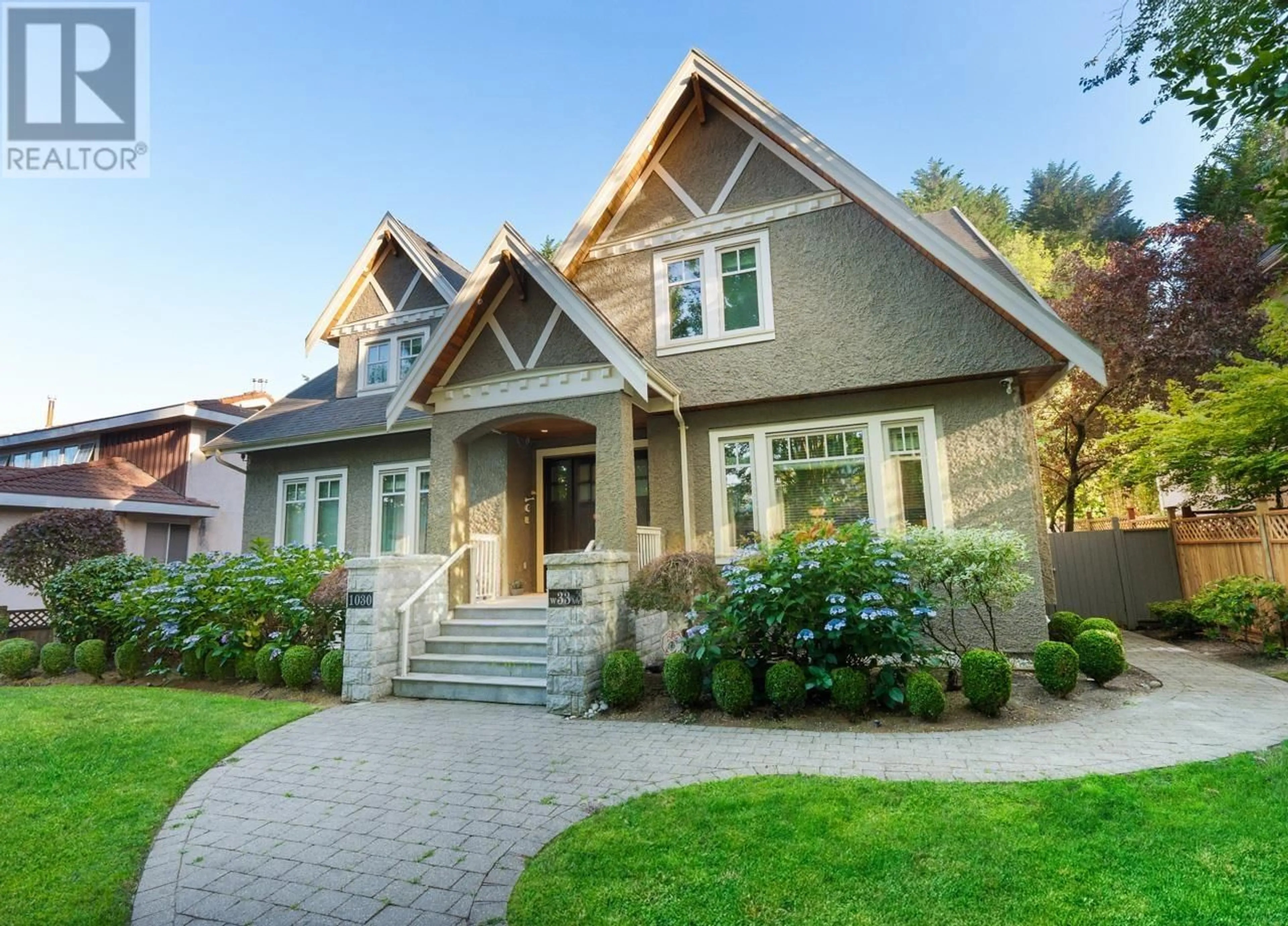 Home with brick exterior material, street for 1030 33RD AVENUE, Vancouver British Columbia V6M1A2