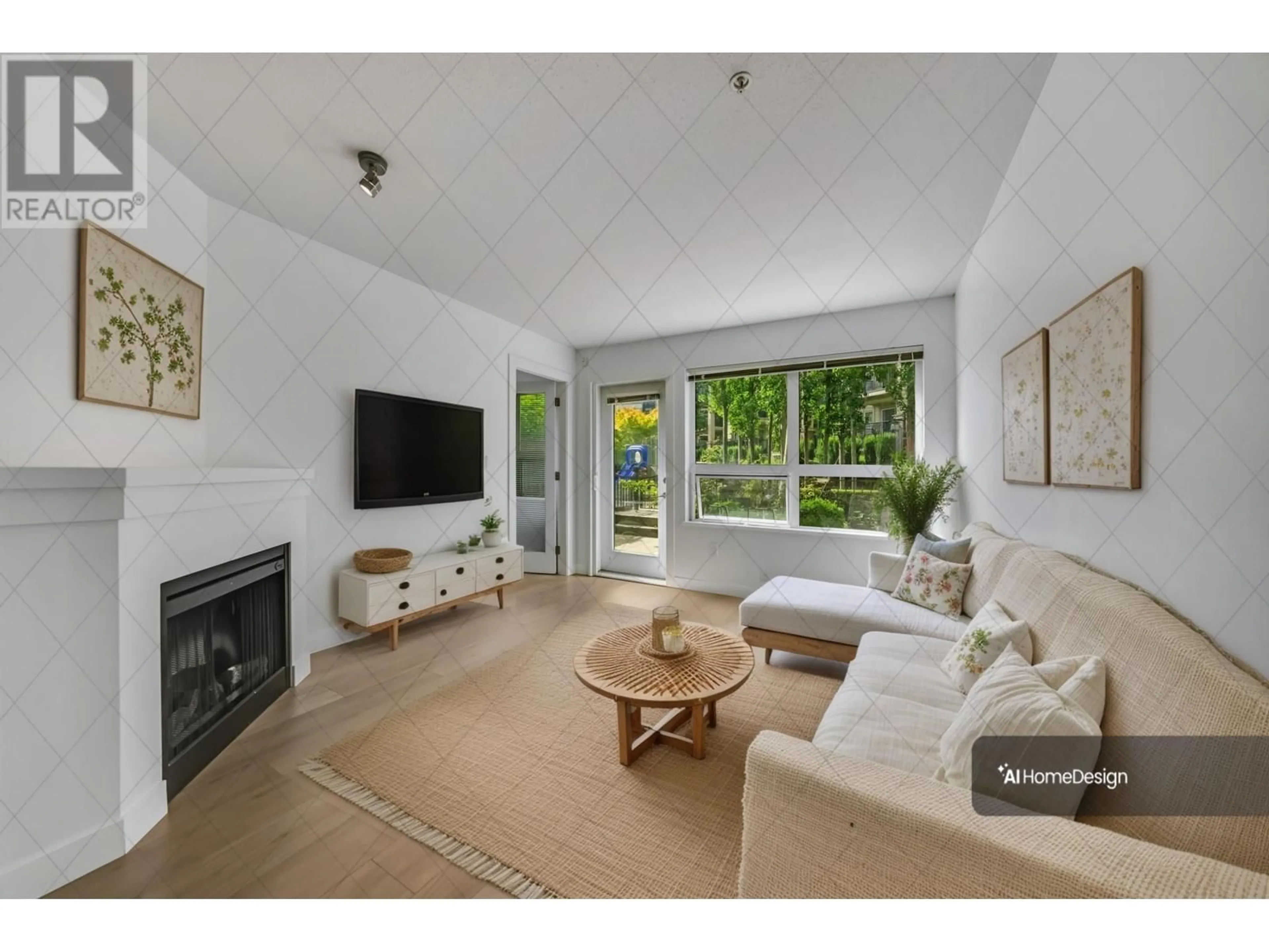 Living room with furniture, unknown for 118 - 6800 ECKERSLEY ROAD, Richmond British Columbia V6Y0E7