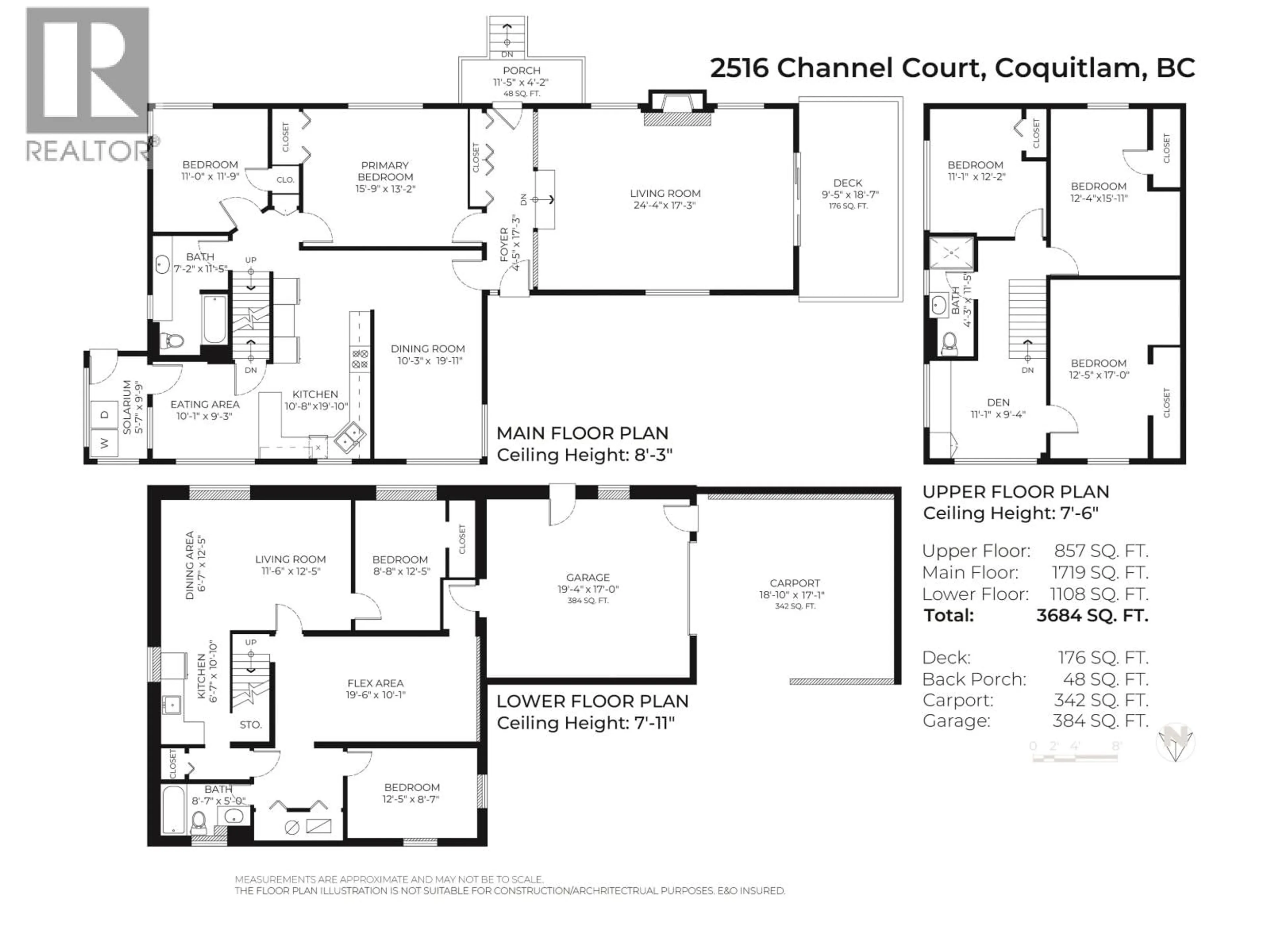 Floor plan for 2516 CHANNEL COURT, Coquitlam British Columbia V3H2H8