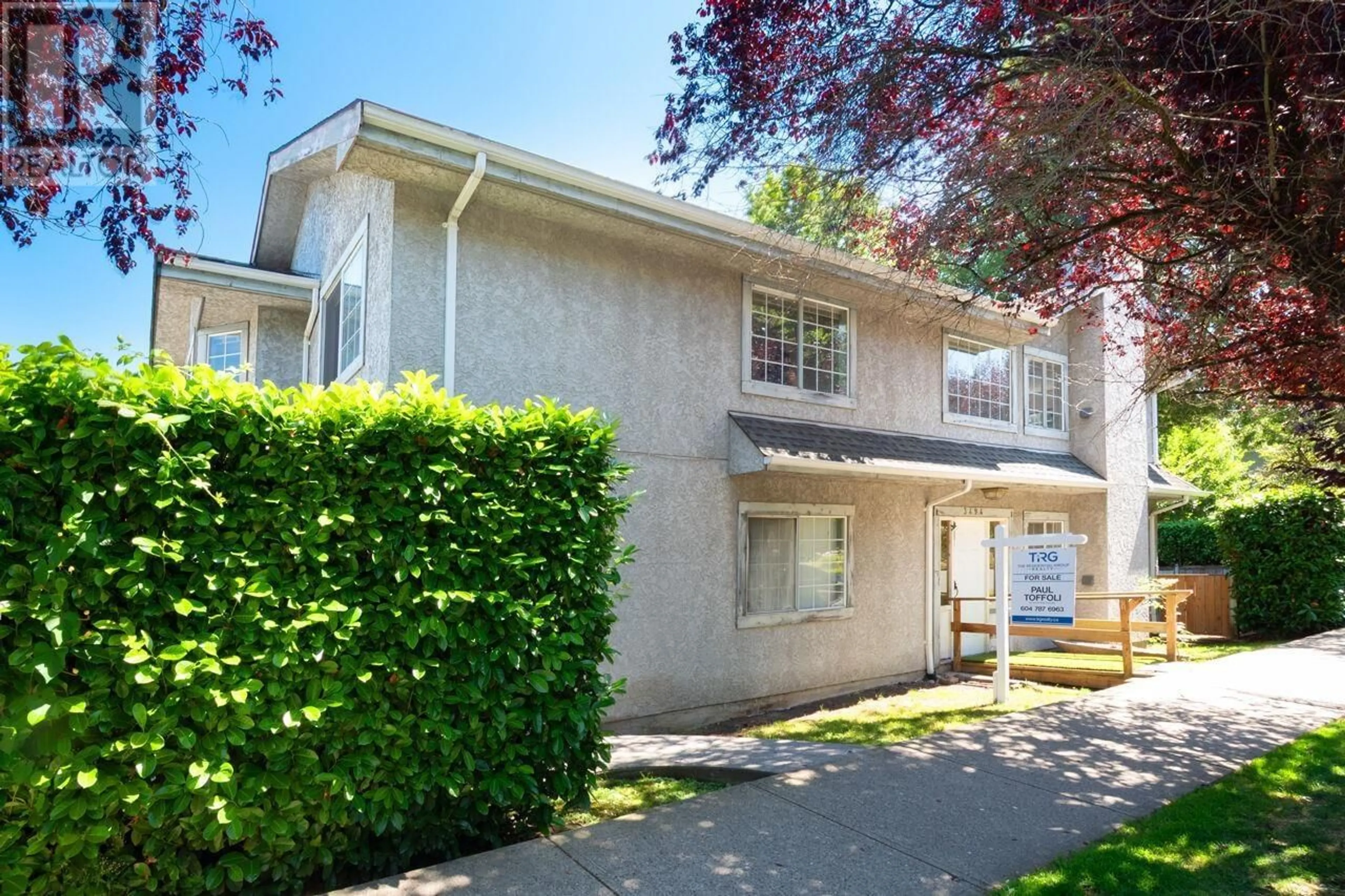 Home with vinyl exterior material, street for 3494 LAUREL STREET, Vancouver British Columbia V5Z3V2