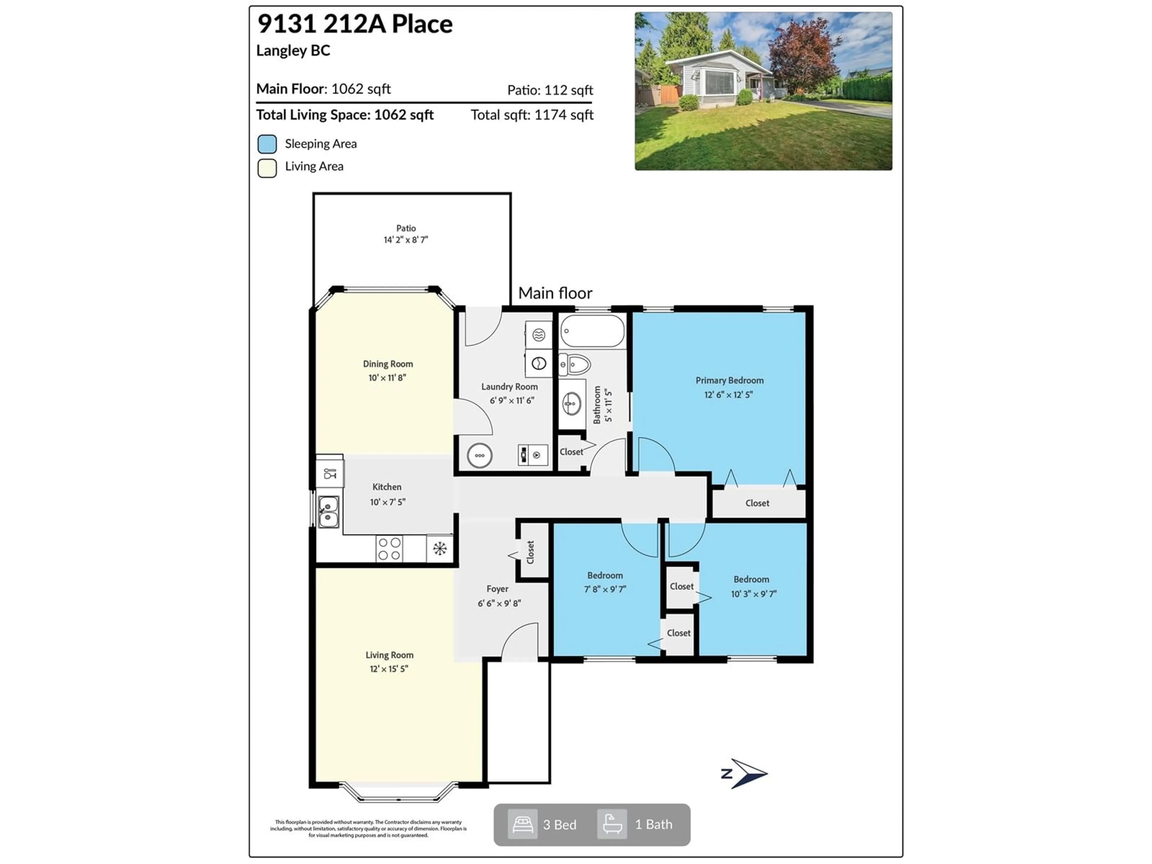 Floor plan for 9131 212A, Langley British Columbia V1M1K1