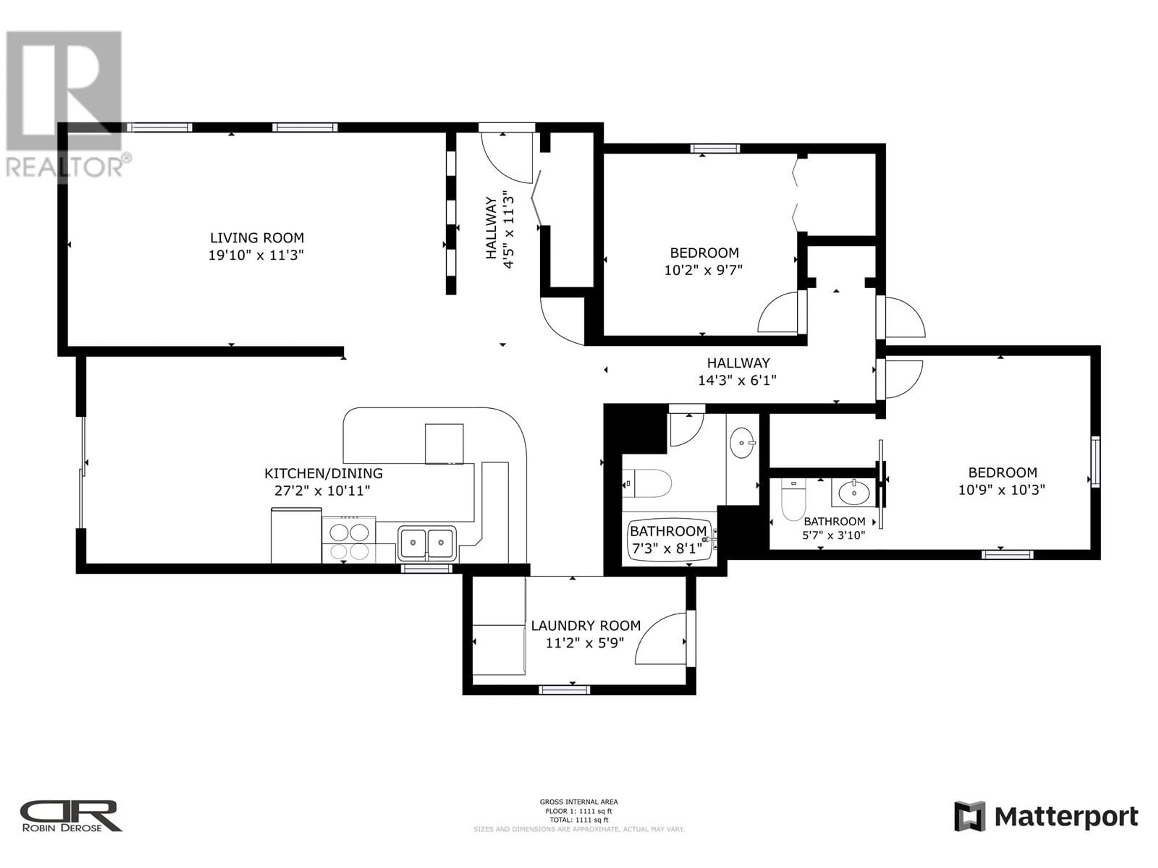 Floor plan for 7515 89 AVENUE, Fort St. John British Columbia V1J1C2