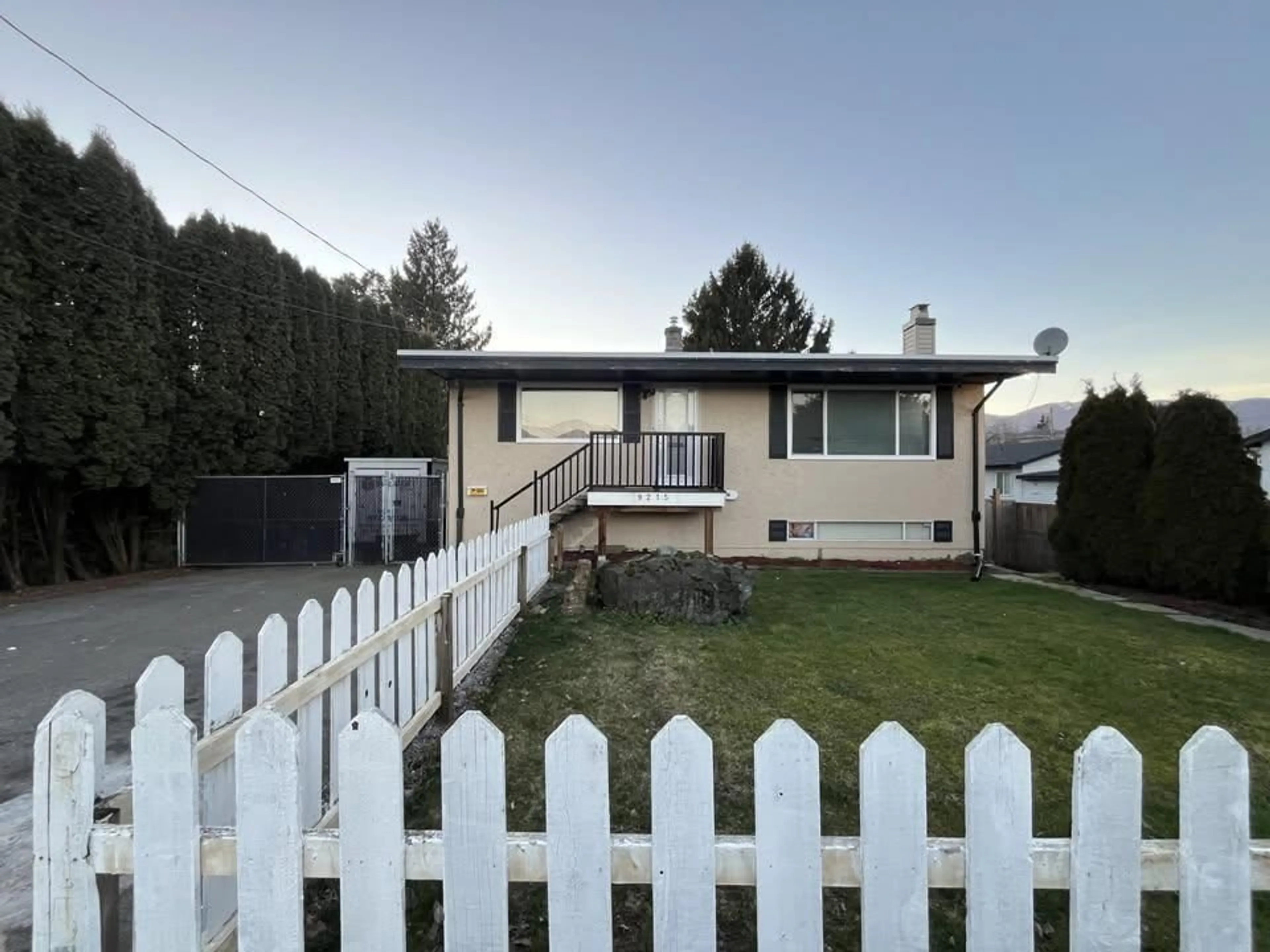 Home with vinyl exterior material, street for 9215 CHARLES STREET, Chilliwack British Columbia V2P5K8