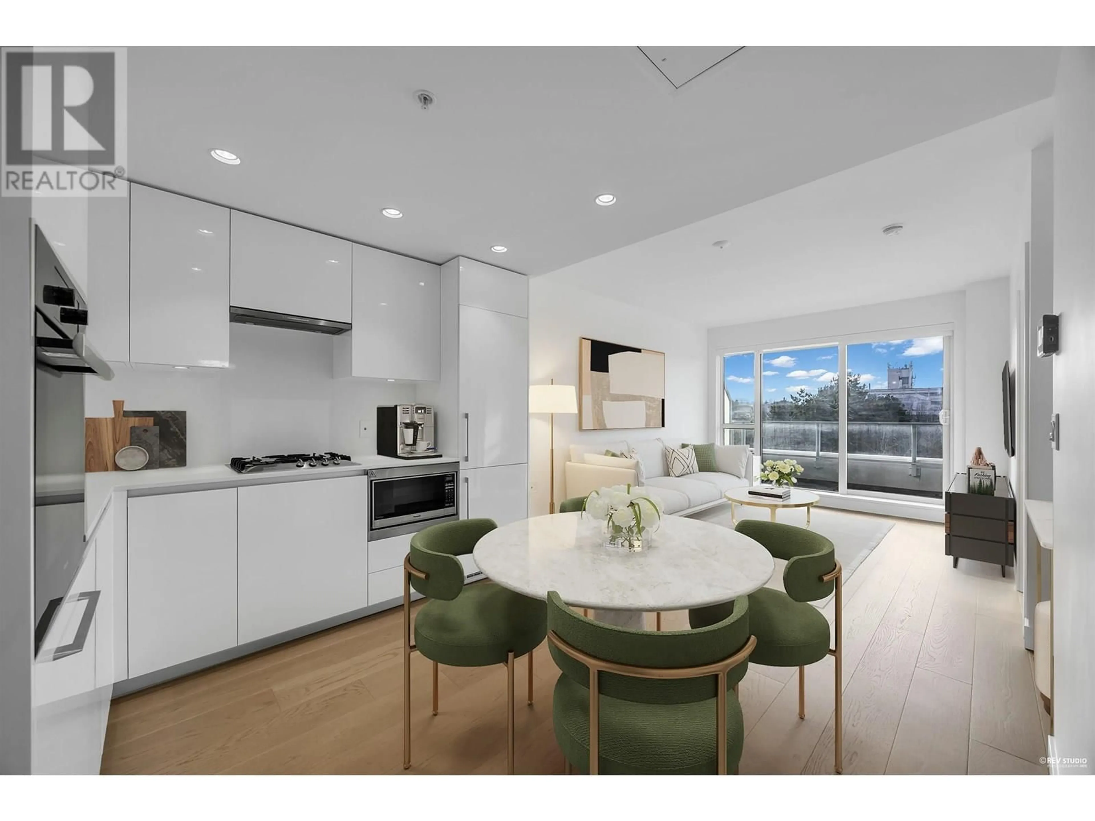 Open concept kitchen, unknown for 509 - 5788 GILBERT ROAD, Richmond British Columbia V7C0G1
