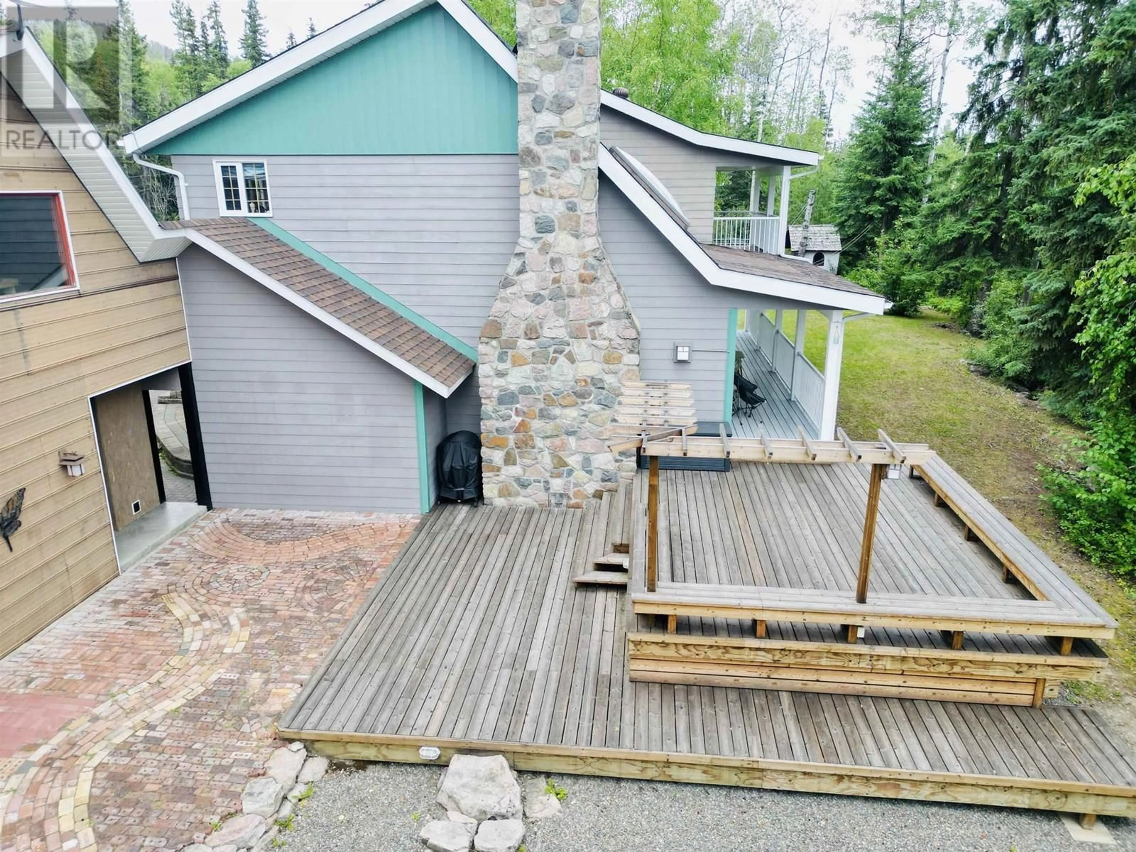 A pic from outside/outdoor area/front of a property/back of a property/a pic from drone, unknown for 16939 HIGHWAY 16 HIGHWAY, Burns Lake British Columbia V0J1E3