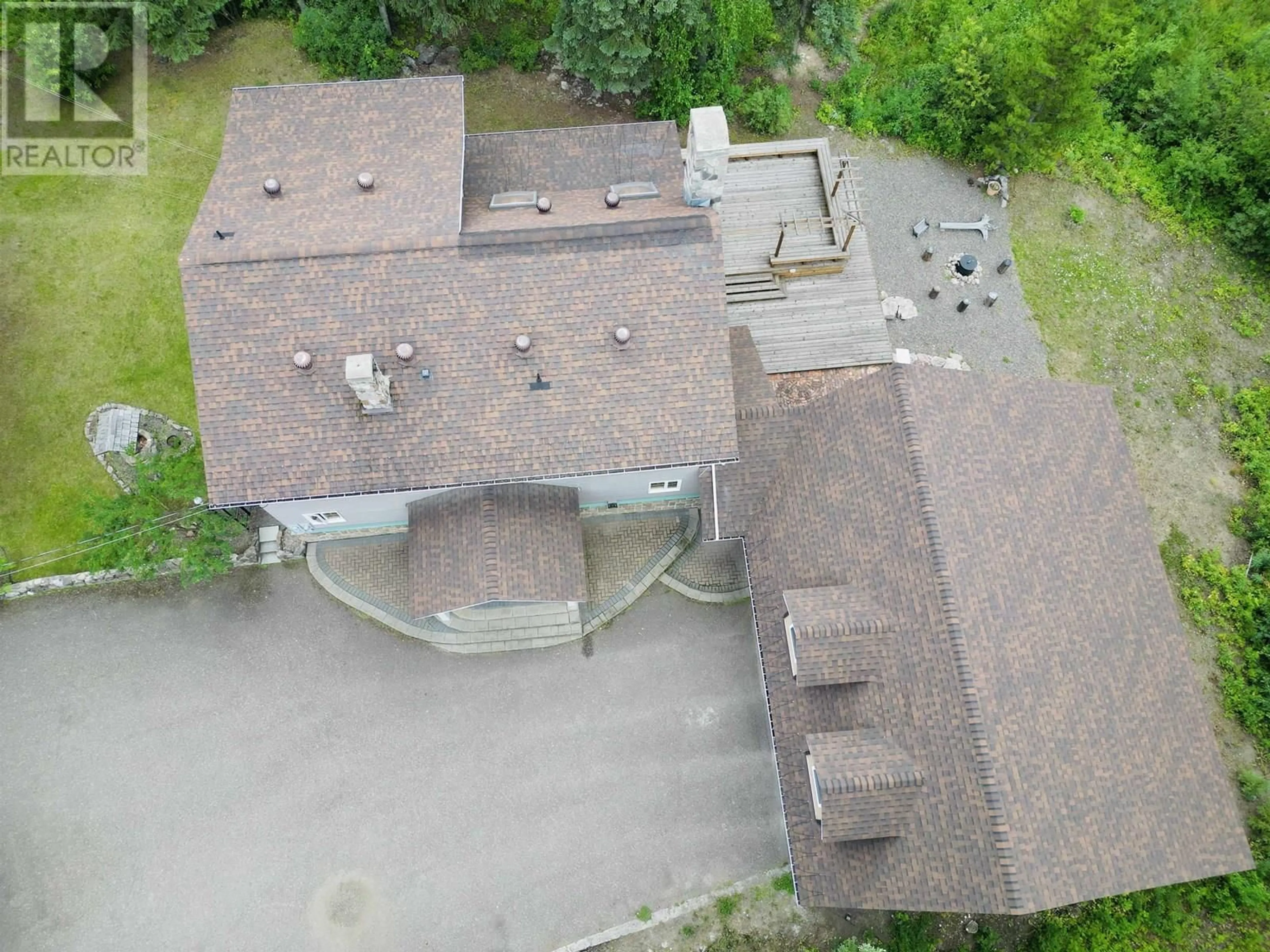 A pic from outside/outdoor area/front of a property/back of a property/a pic from drone, building for 16939 HIGHWAY 16 HIGHWAY, Burns Lake British Columbia V0J1E3