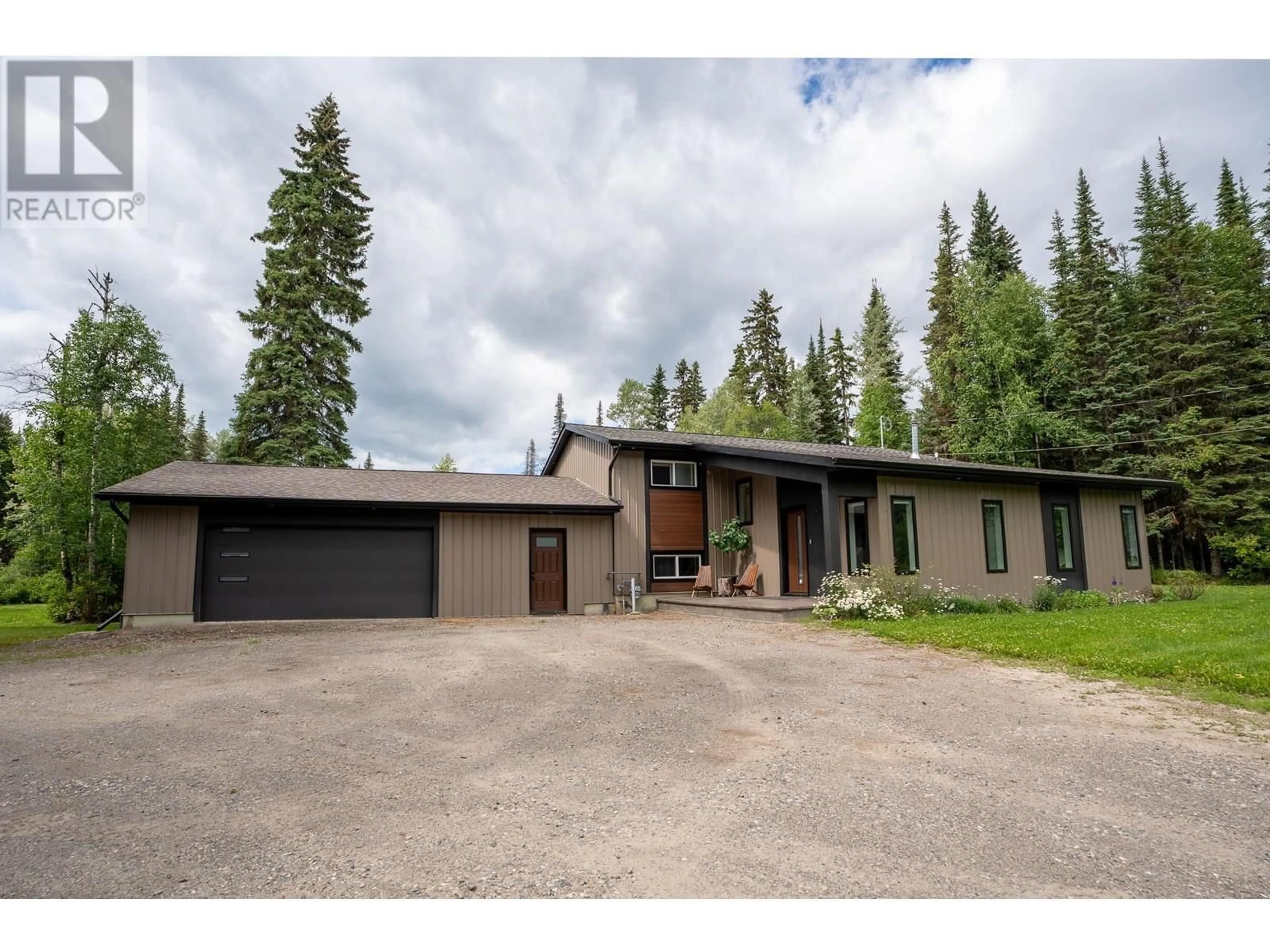 A pic from outside/outdoor area/front of a property/back of a property/a pic from drone, street for 835 GEDDES ROAD, Prince George British Columbia V2N6W5