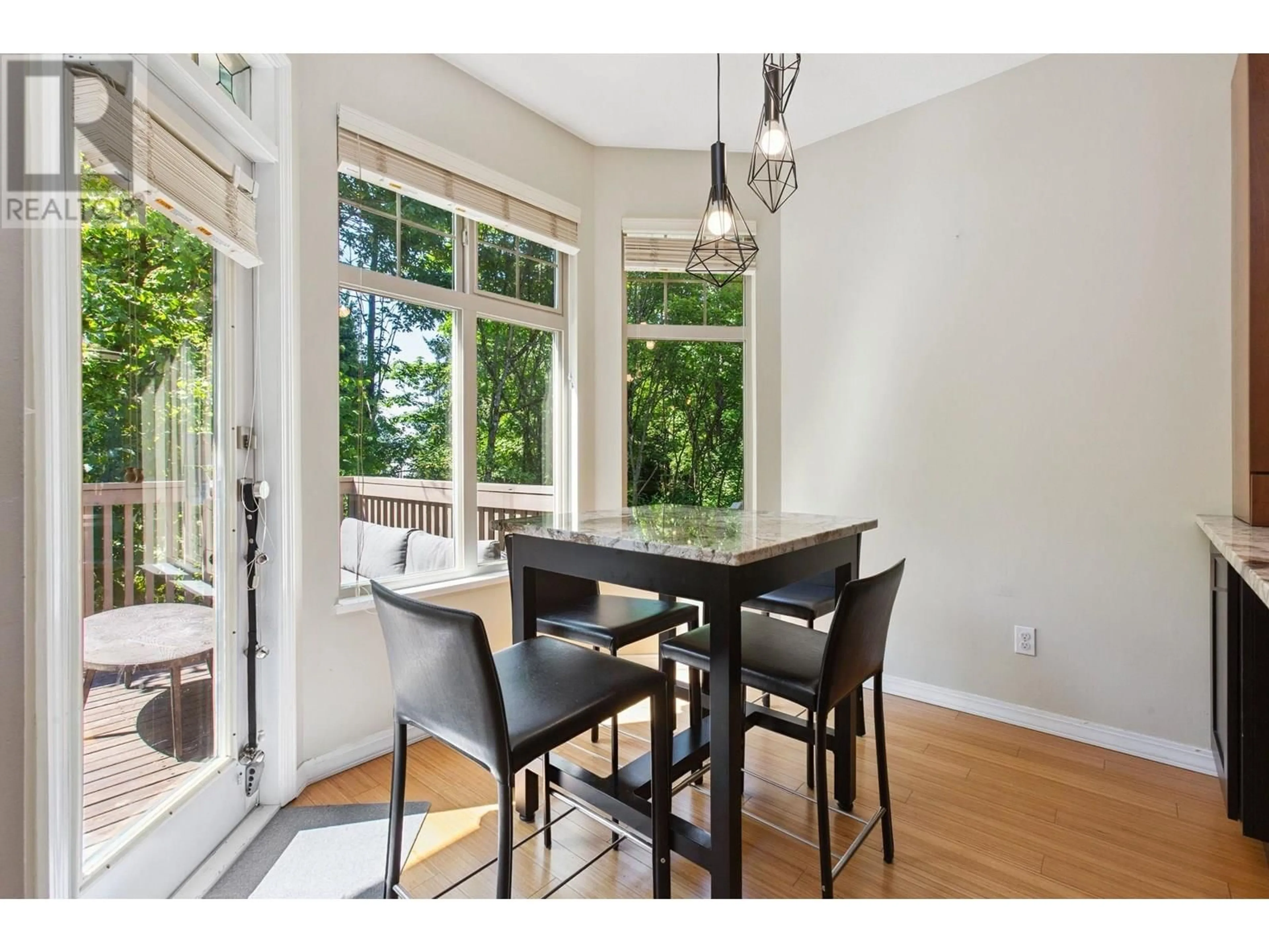 Dining room, wood/laminate floor for 15 - 8868 16TH AVENUE, Burnaby British Columbia V3N5A6