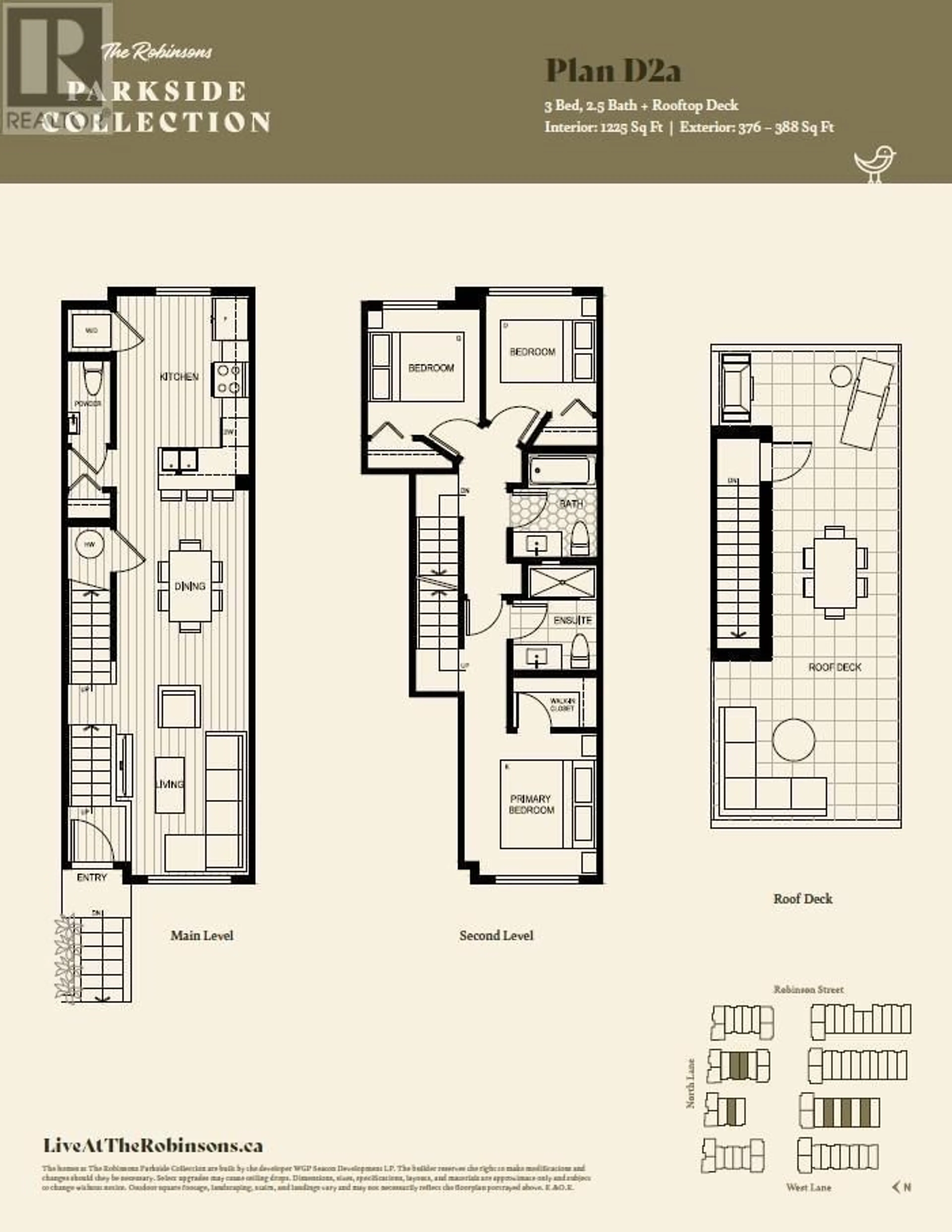 Floor plan for SL 25 - 720 ROBINSON STREET, Coquitlam British Columbia V3J0P9