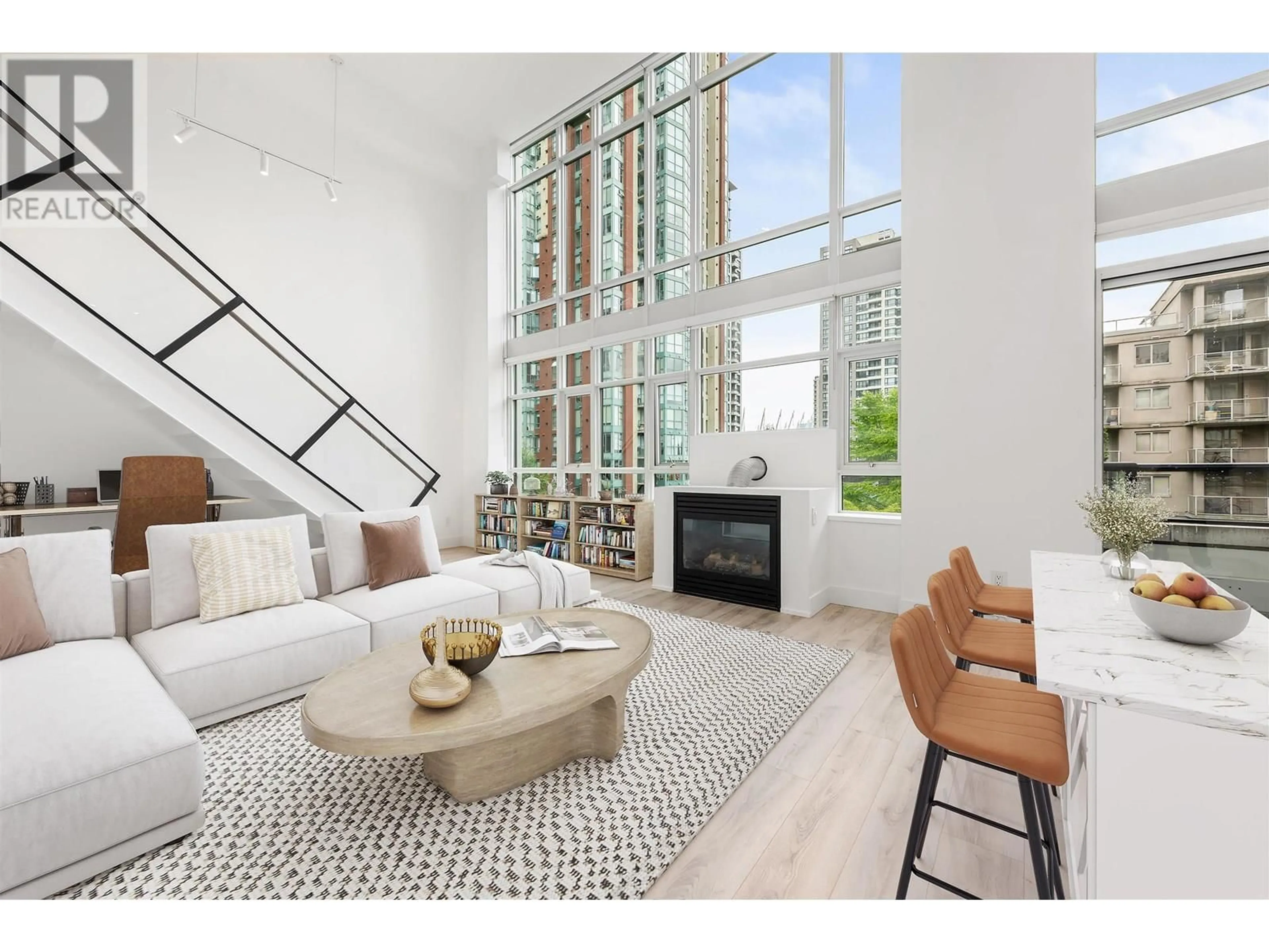 Living room with furniture, unknown for 412 - 988 RICHARDS STREET, Vancouver British Columbia V6B8R2