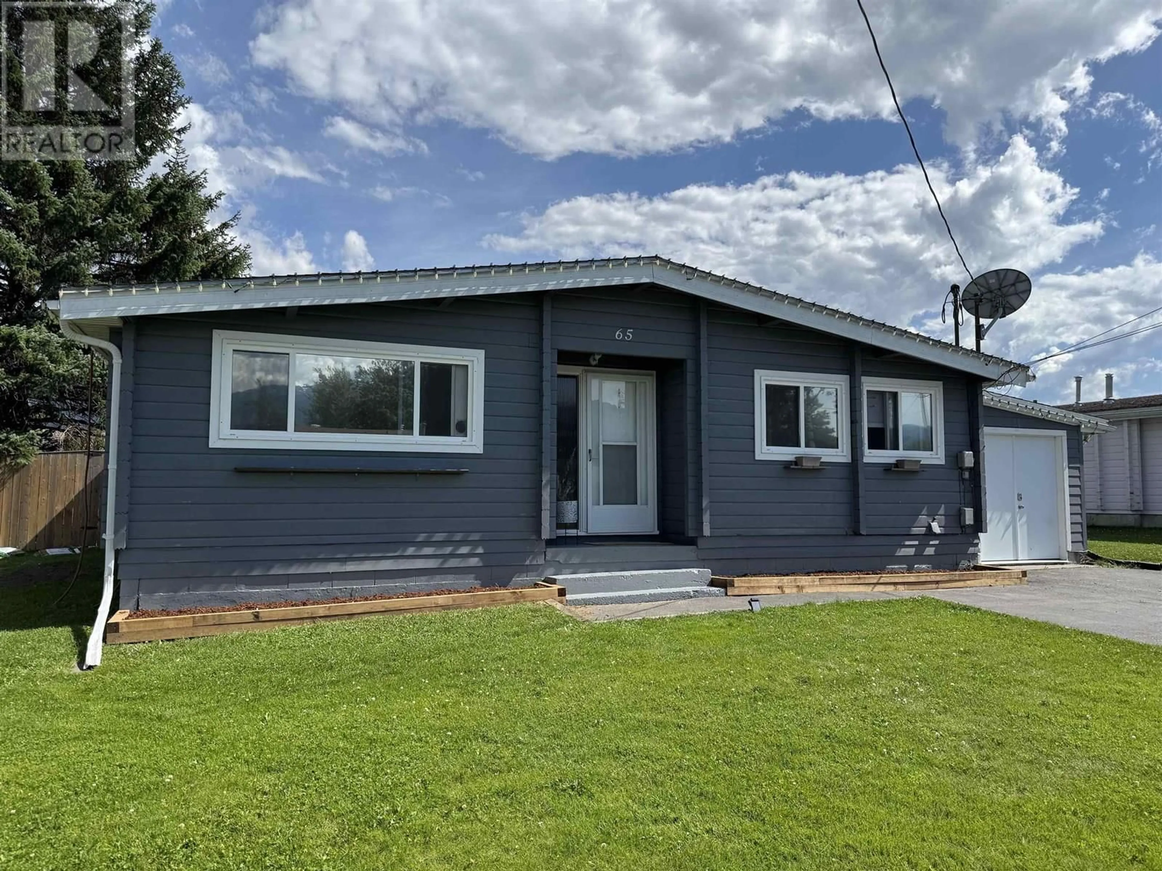 Home with vinyl exterior material, street for 65 ORIOLE STREET, Kitimat British Columbia V8C1M6