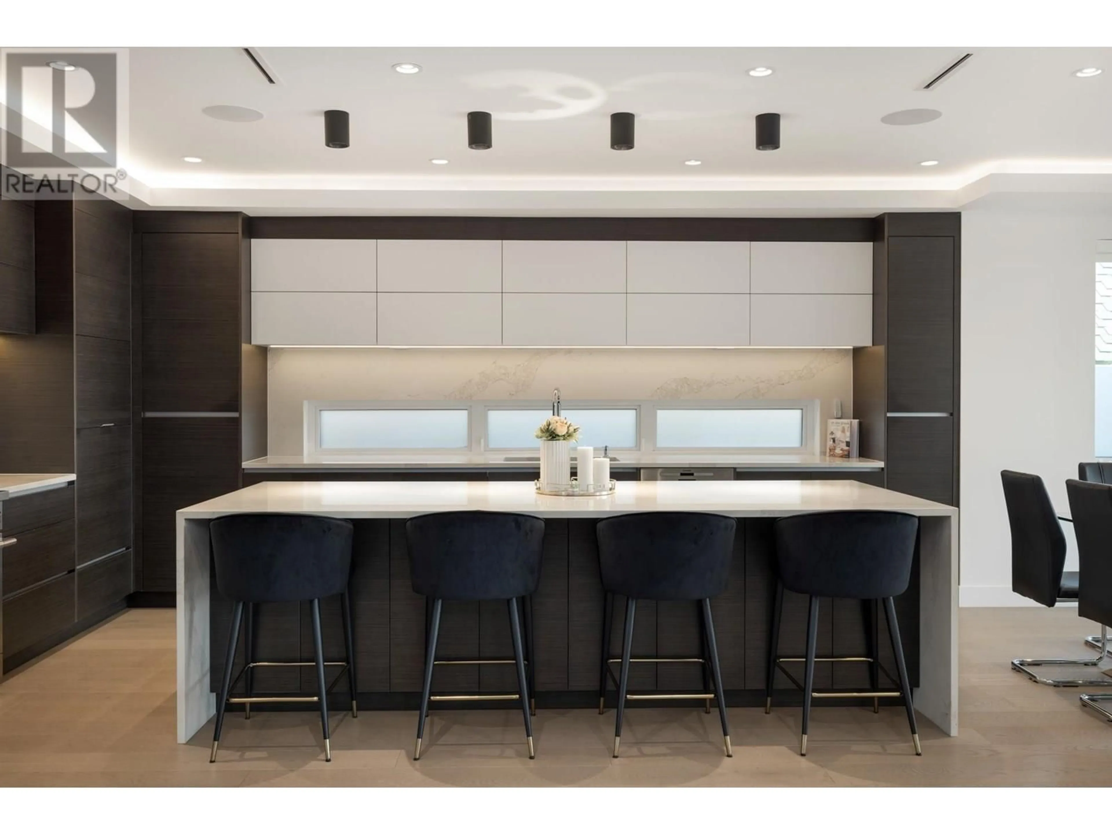 Contemporary kitchen, ceramic/tile floor for 1052 CALVERHALL STREET, North Vancouver British Columbia V7L1Y3