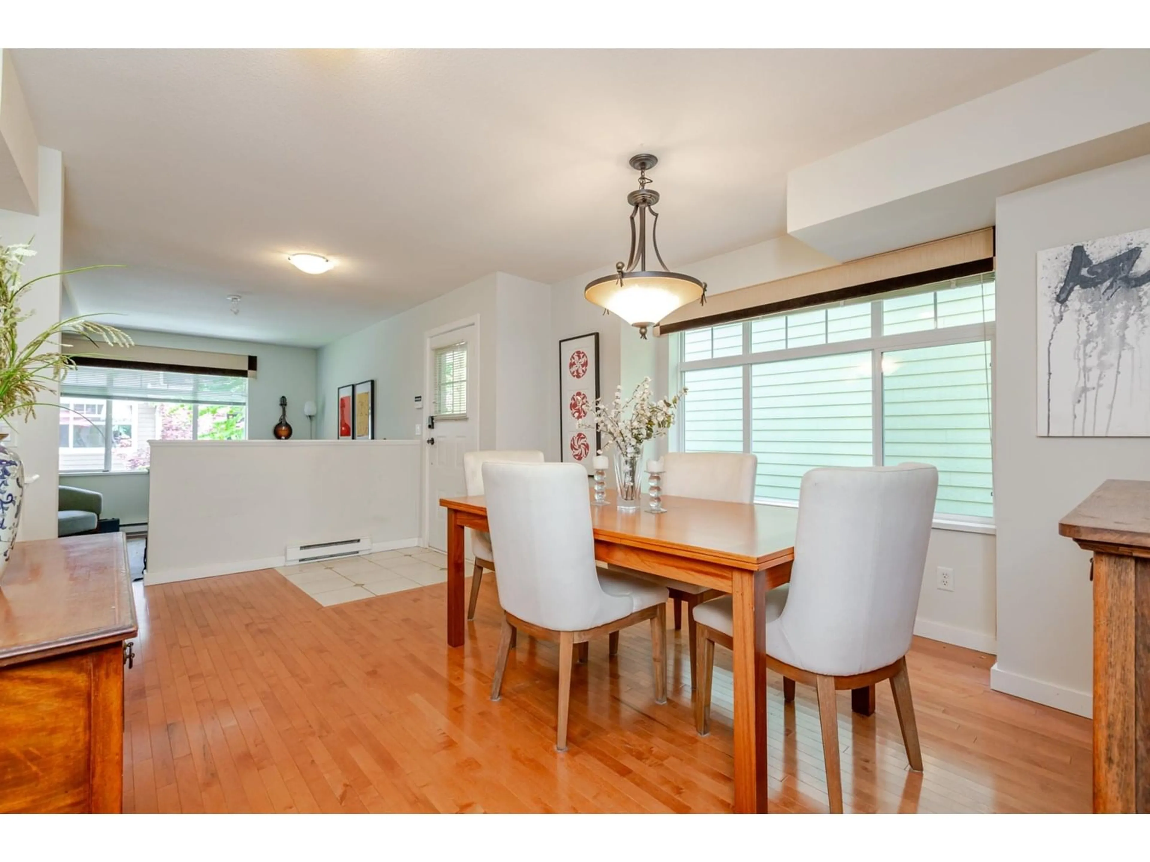 Dining room, wood/laminate floor for 6 - 15233 34, Surrey British Columbia V3Z2T7