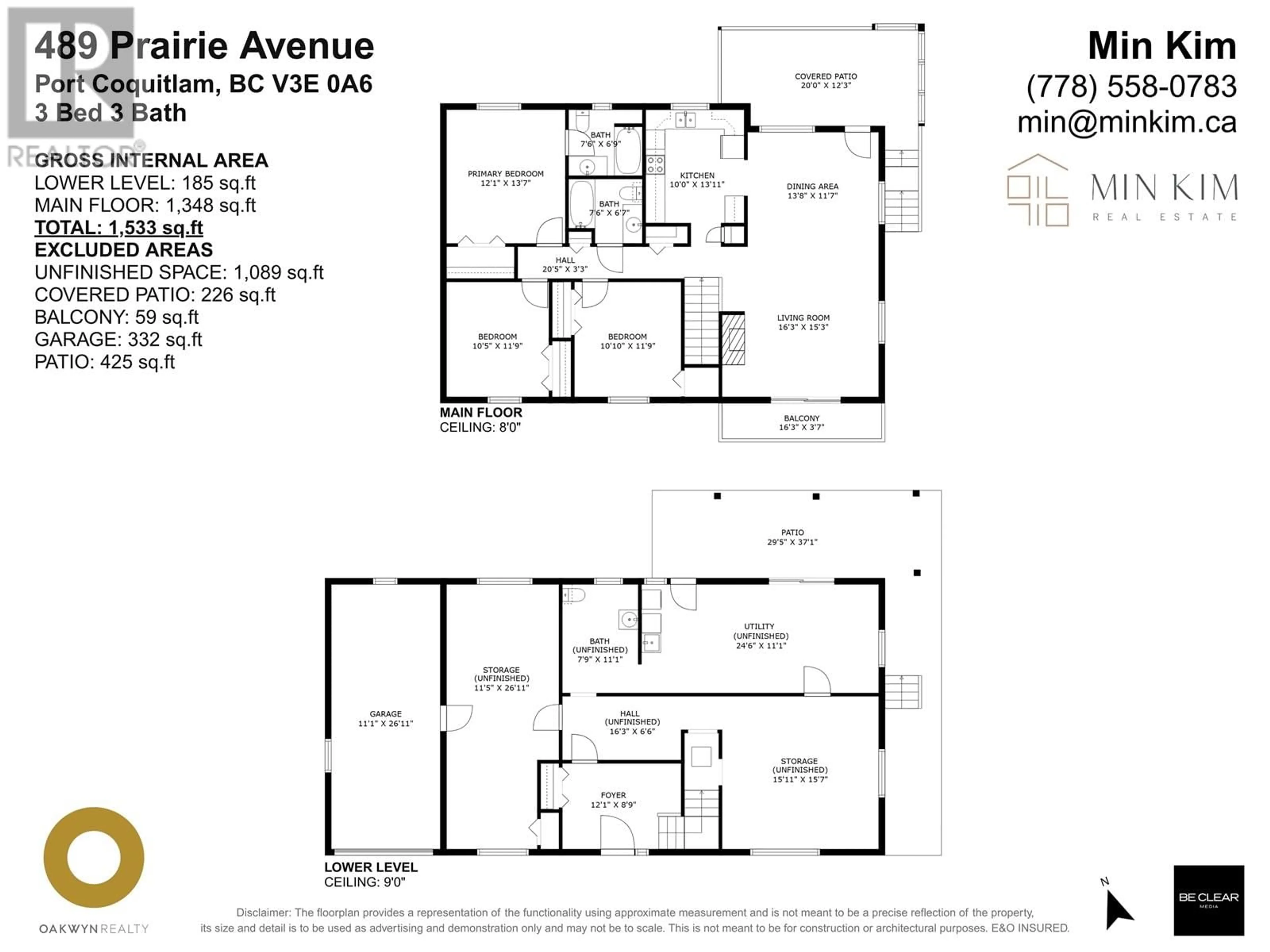 Floor plan for 489 PRAIRIE AVENUE, Port Coquitlam British Columbia V3E0A6