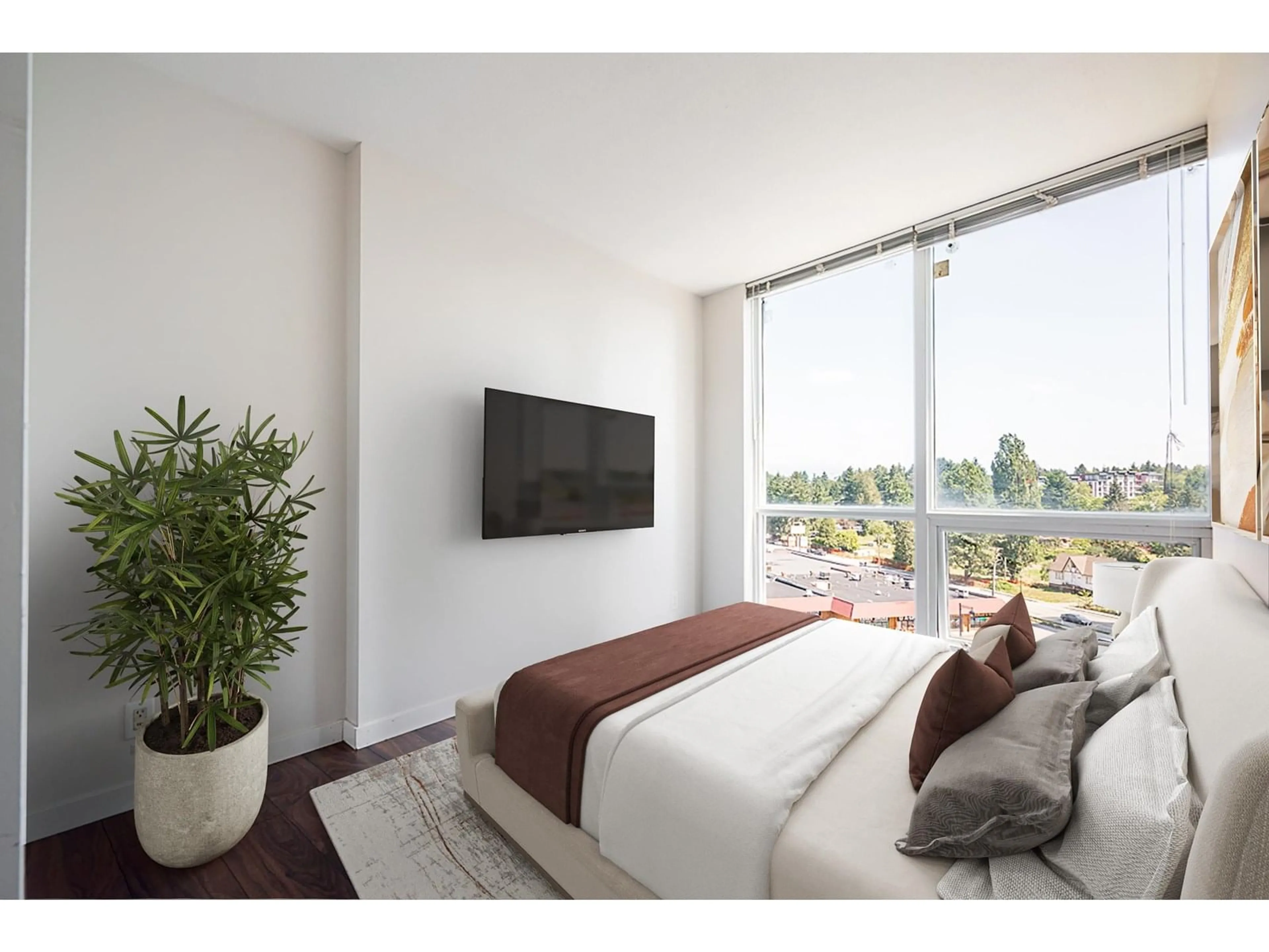Bedroom with bed, unknown for 707 - 13618 100, Surrey British Columbia V3T0A8