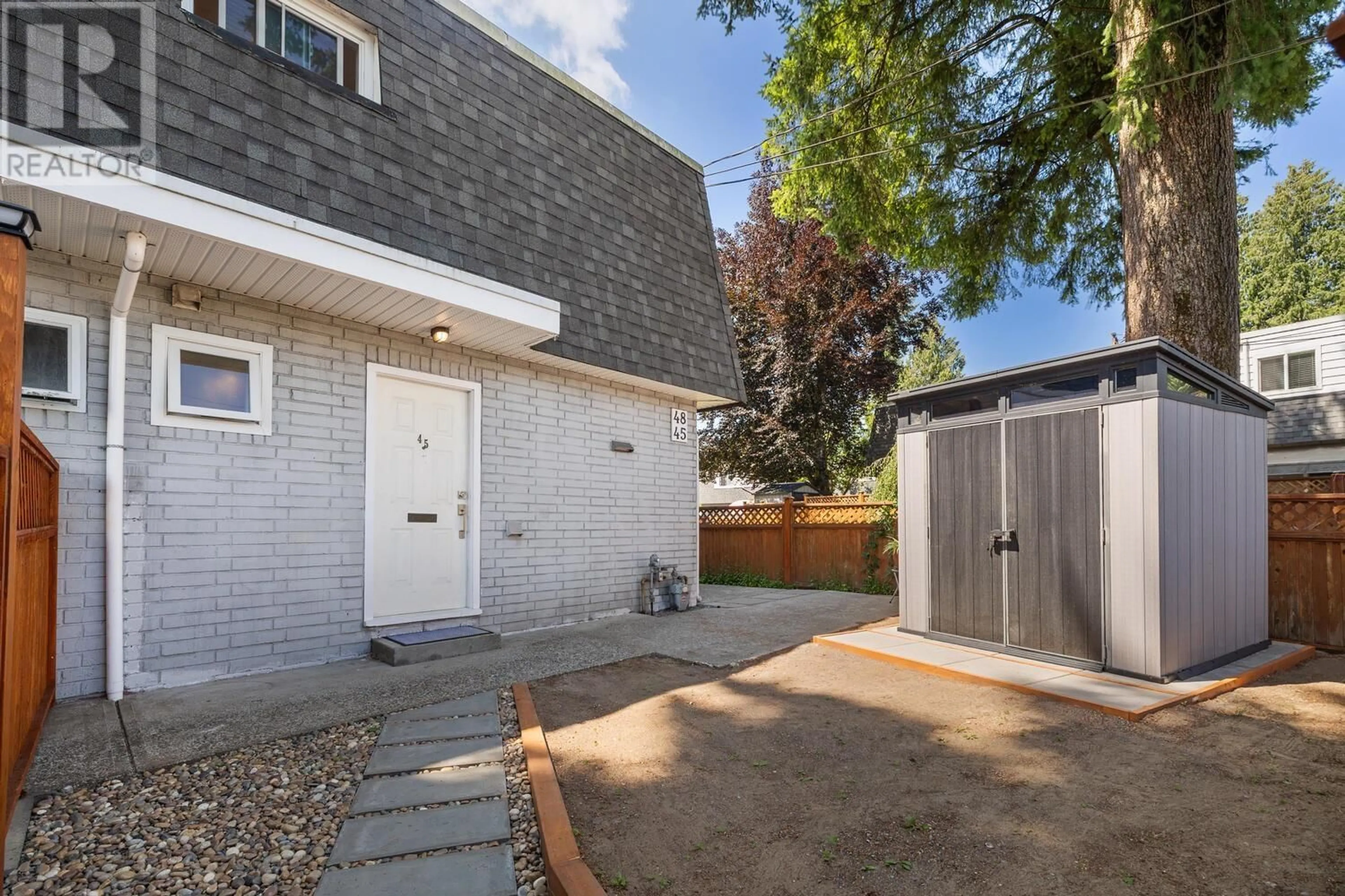 Patio, street for 45 - 21555 DEWDNEY TRUNK ROAD, Maple Ridge British Columbia V2X3G6