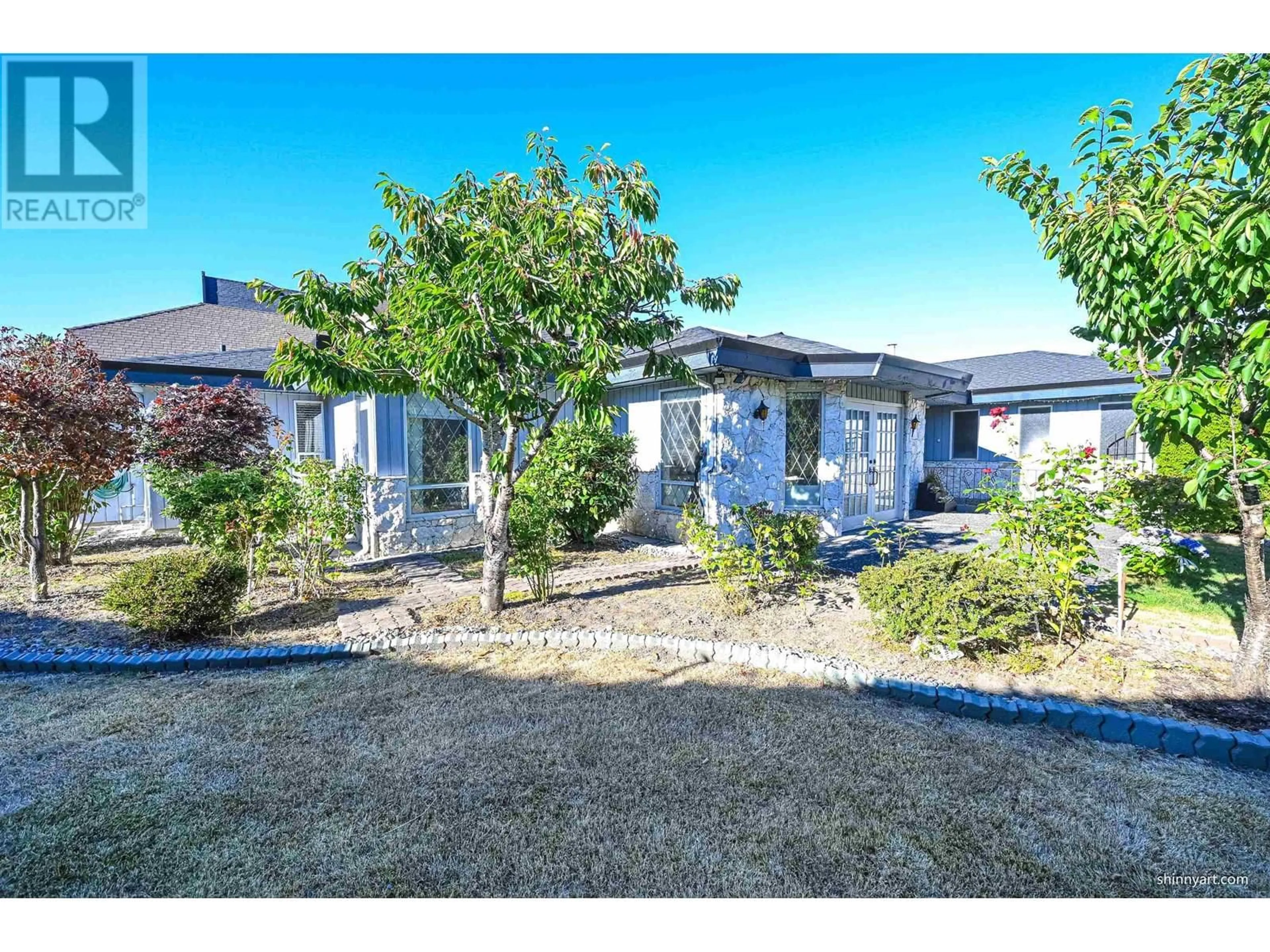 A pic from outside/outdoor area/front of a property/back of a property/a pic from drone, street for 4151 WALLER DRIVE, Richmond British Columbia V7E5P5