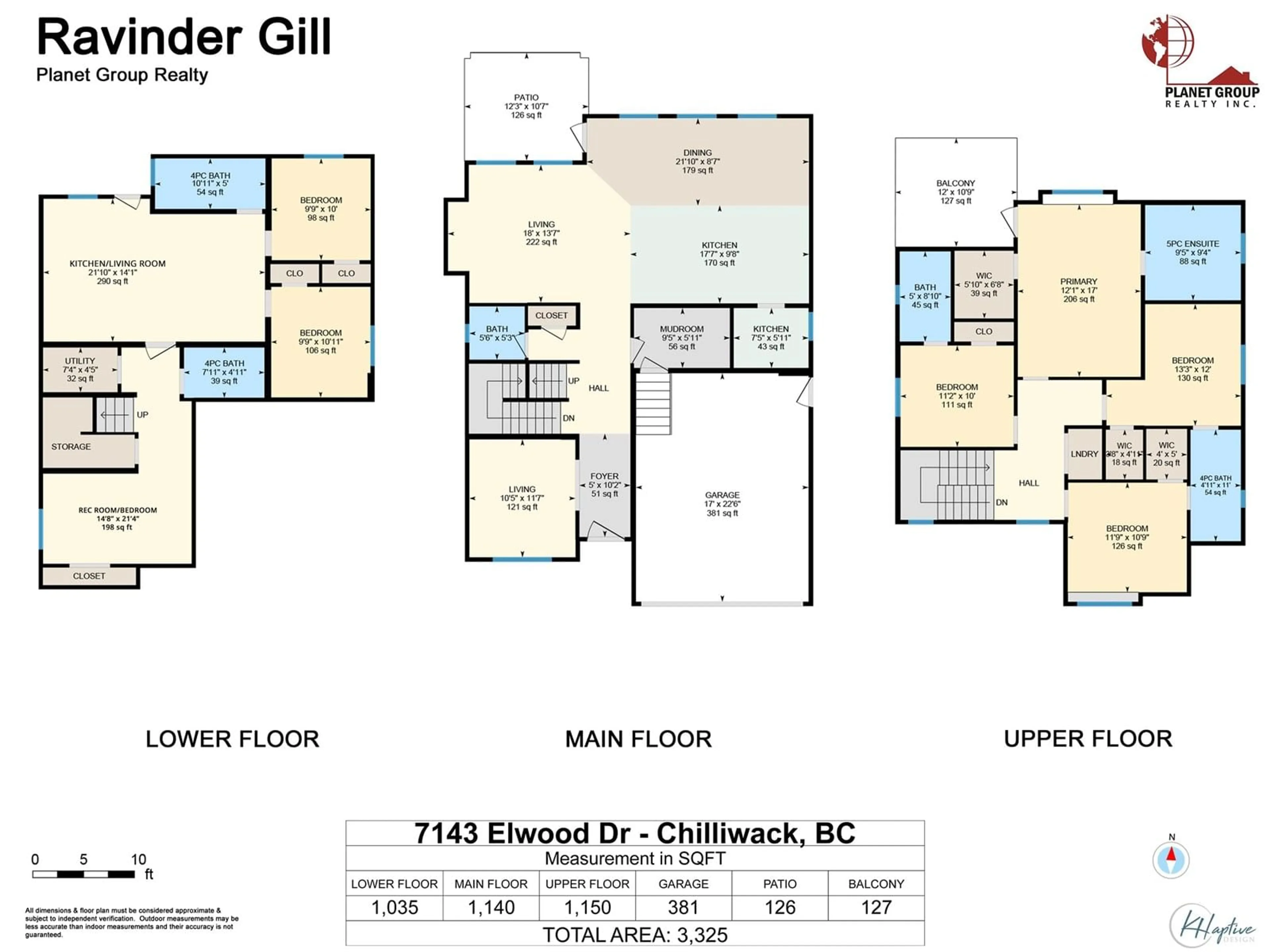 Floor plan for 7143 ELWOOD DRIVE, Chilliwack British Columbia V2R1G8