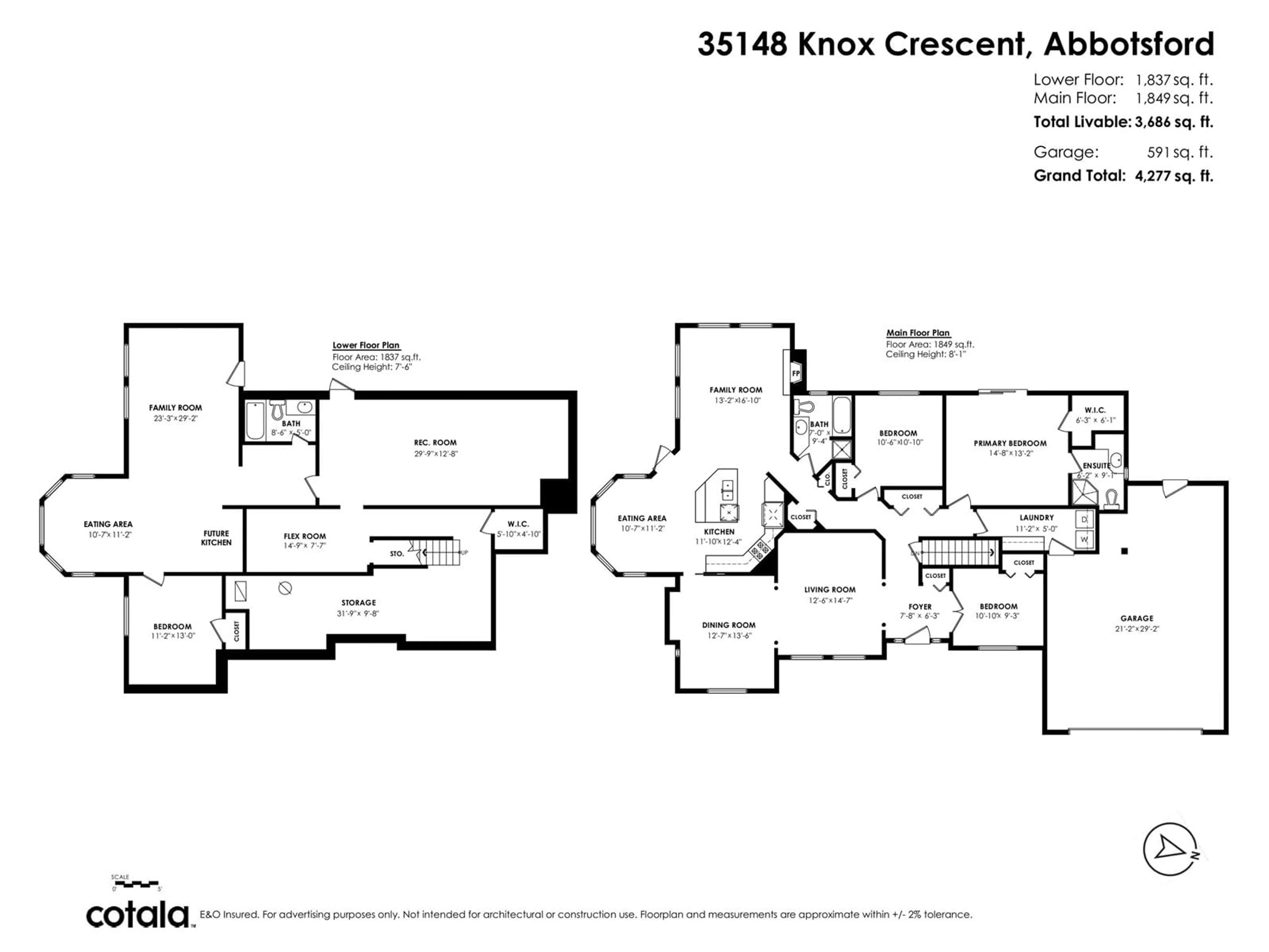 Floor plan for 35148 KNOX, Abbotsford British Columbia V3G2W3