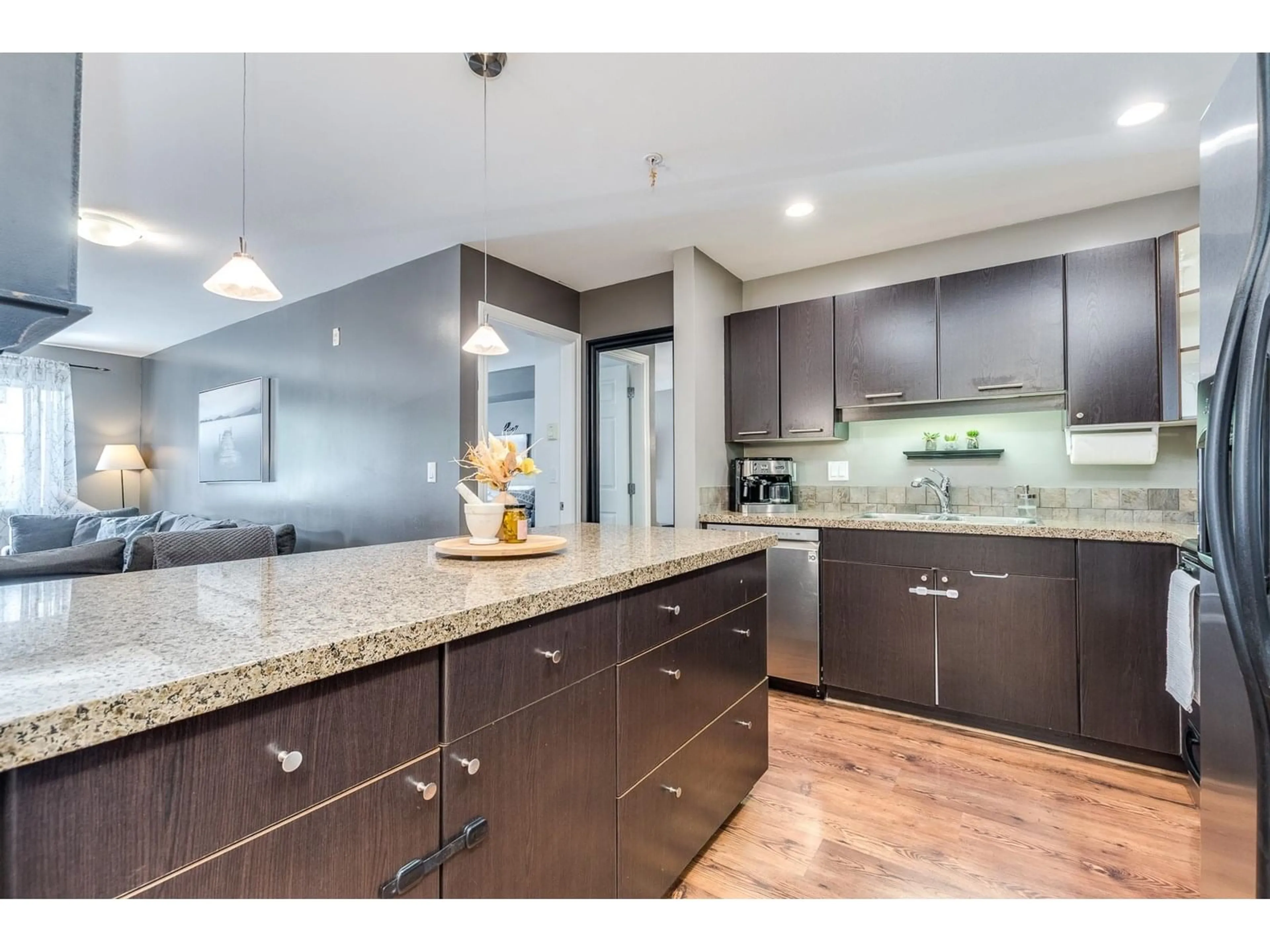 Open concept kitchen, unknown for 114 - 5438 198, Langley British Columbia V3A1G2