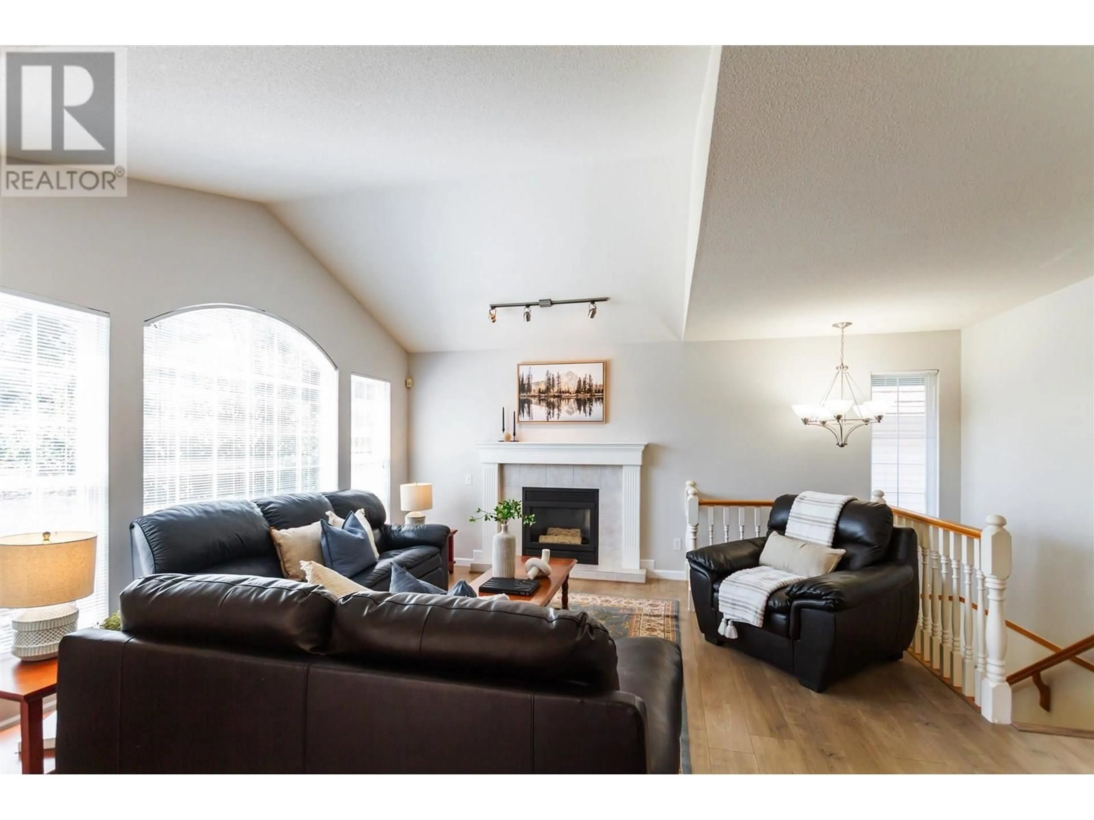 Living room with furniture, wood/laminate floor for 3277 MASON AVENUE, Coquitlam British Columbia V3B2X5