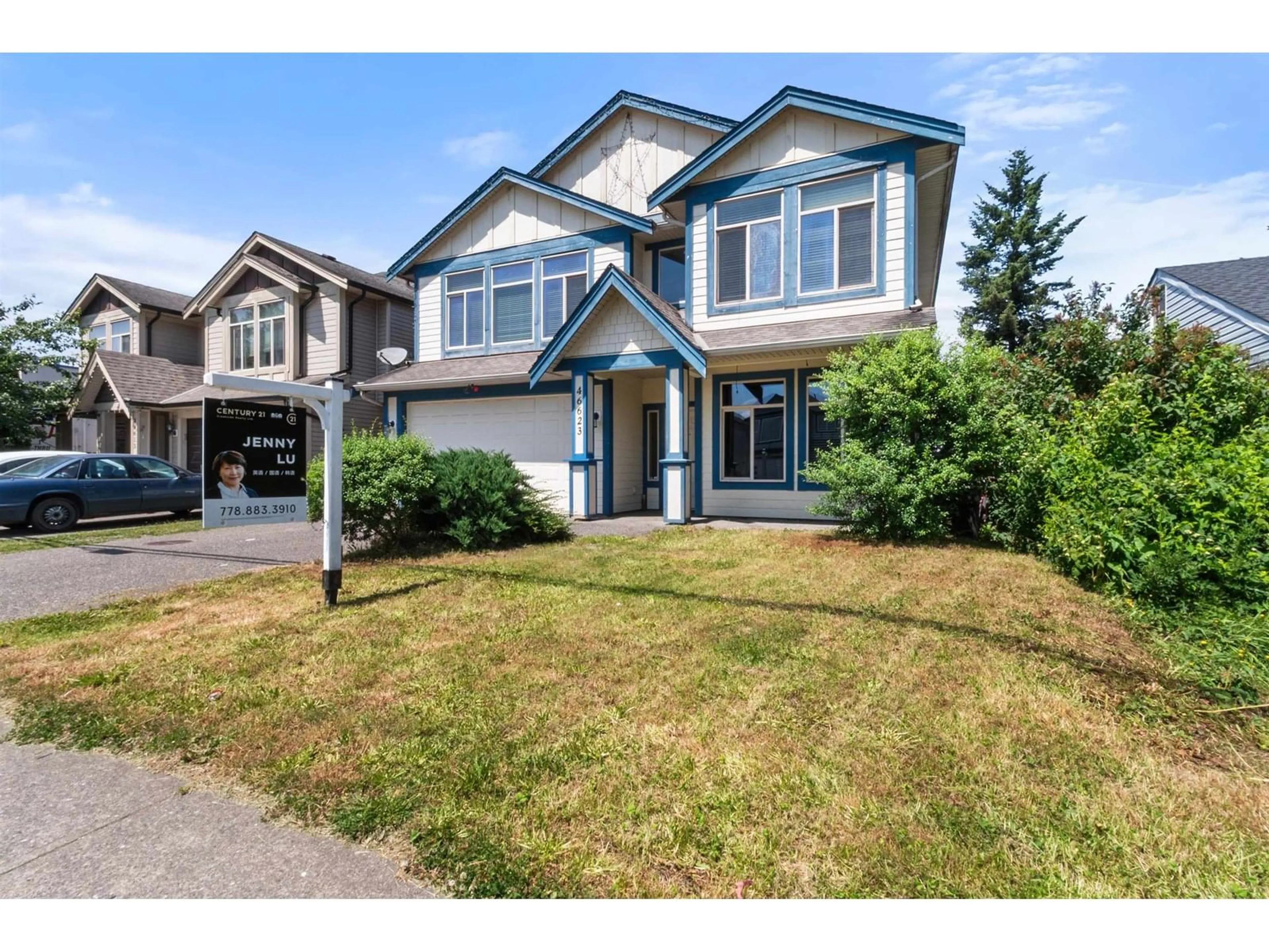 Home with vinyl exterior material, street for 46623 FIRST AVENUE, Chilliwack British Columbia V2P1X4