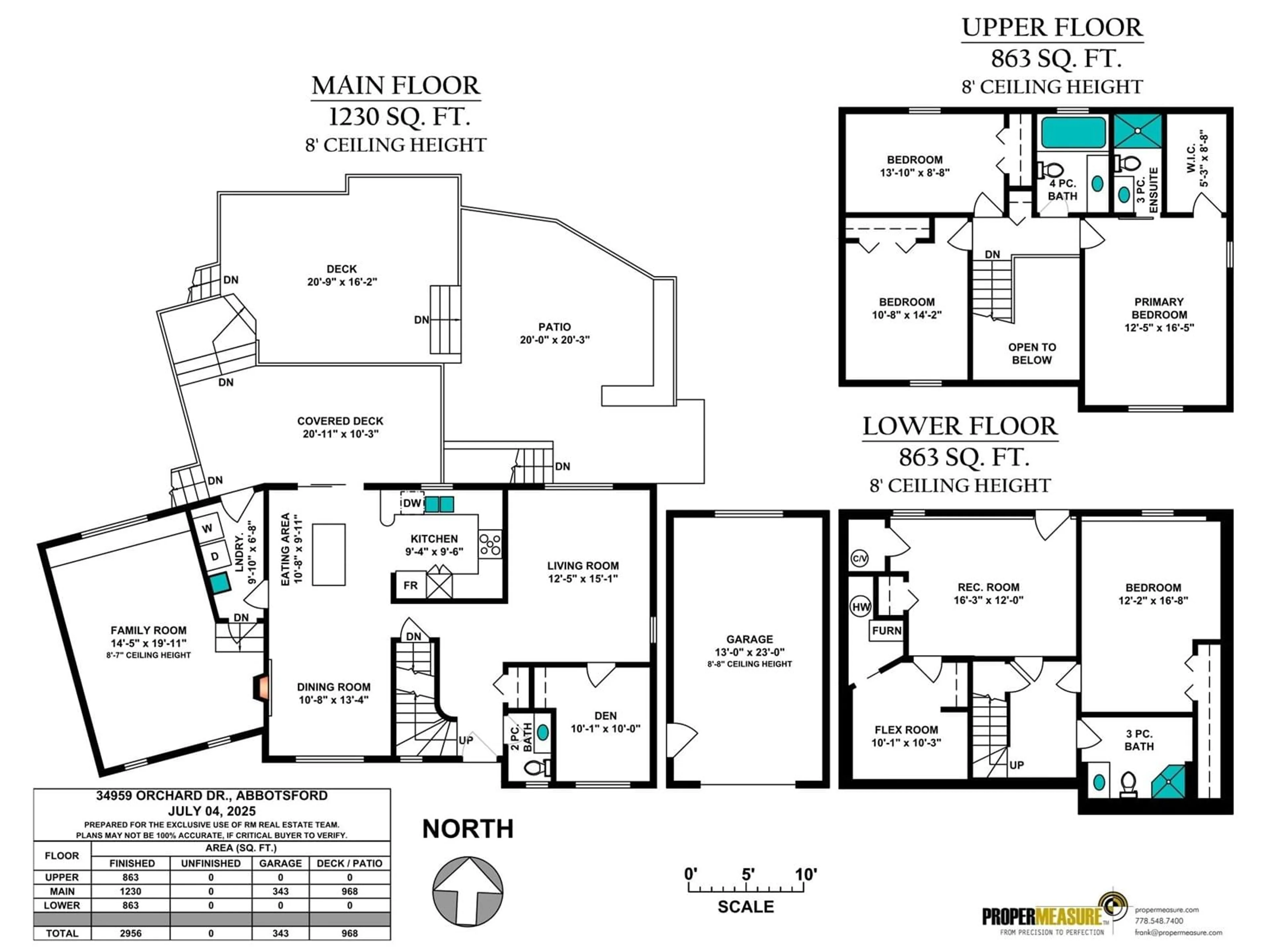 Floor plan for 34959 ORCHARD, Abbotsford British Columbia V3G2B4