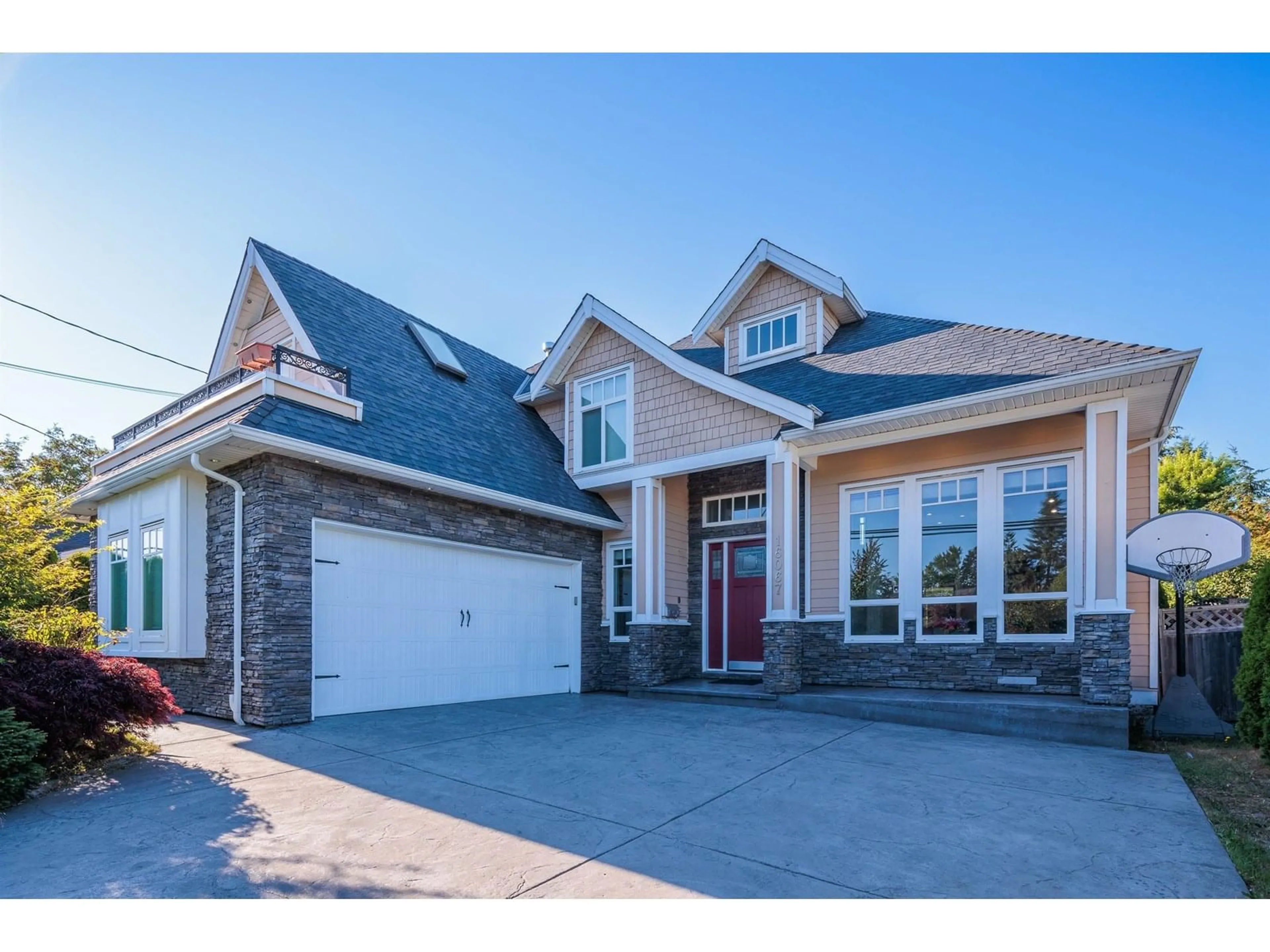 Home with brick exterior material, street for 16067 14, Surrey British Columbia V4A1G9