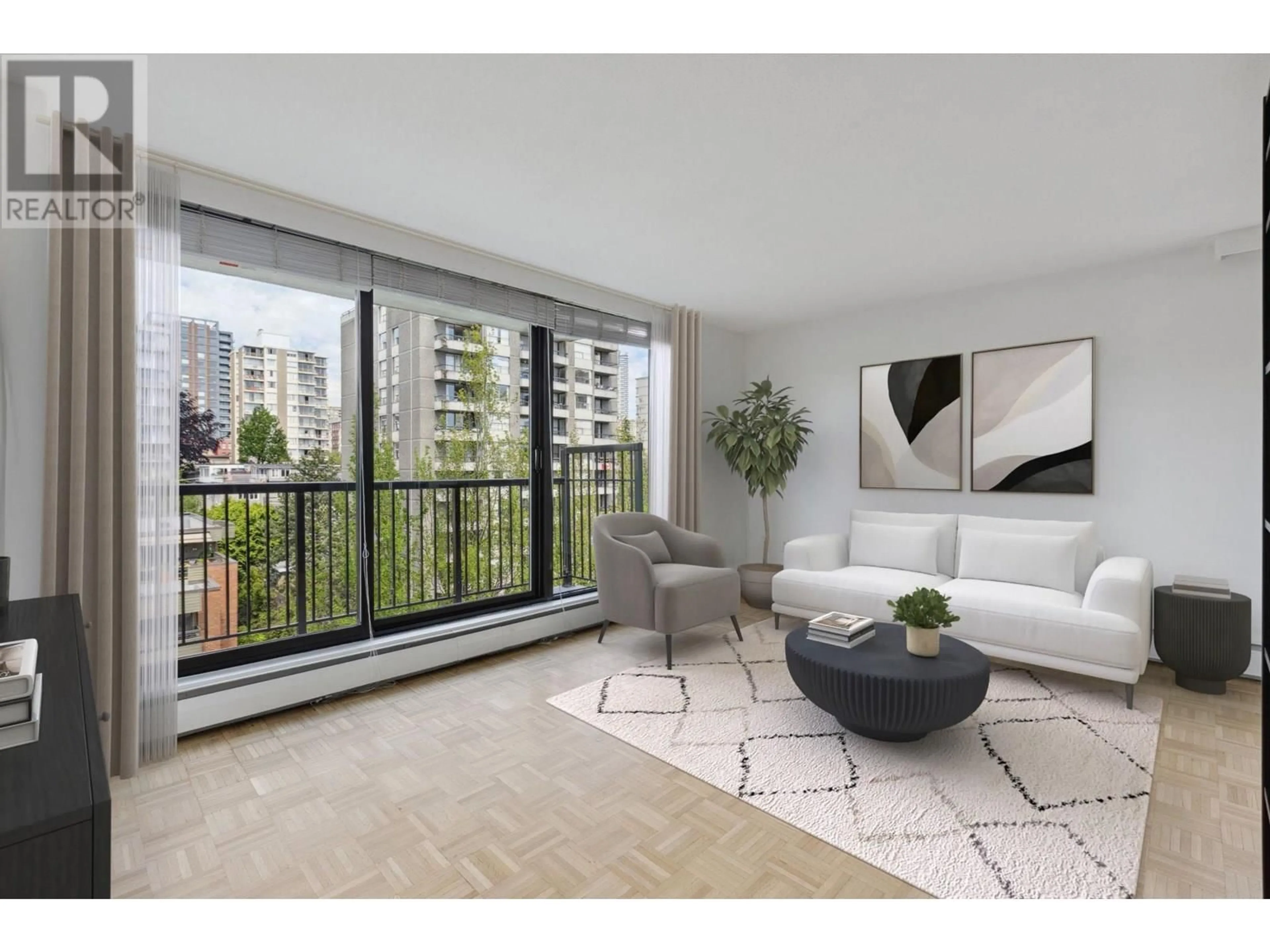 Living room with furniture, unknown for 804 - 1330 HARWOOD STREET, Vancouver British Columbia V6E1S8