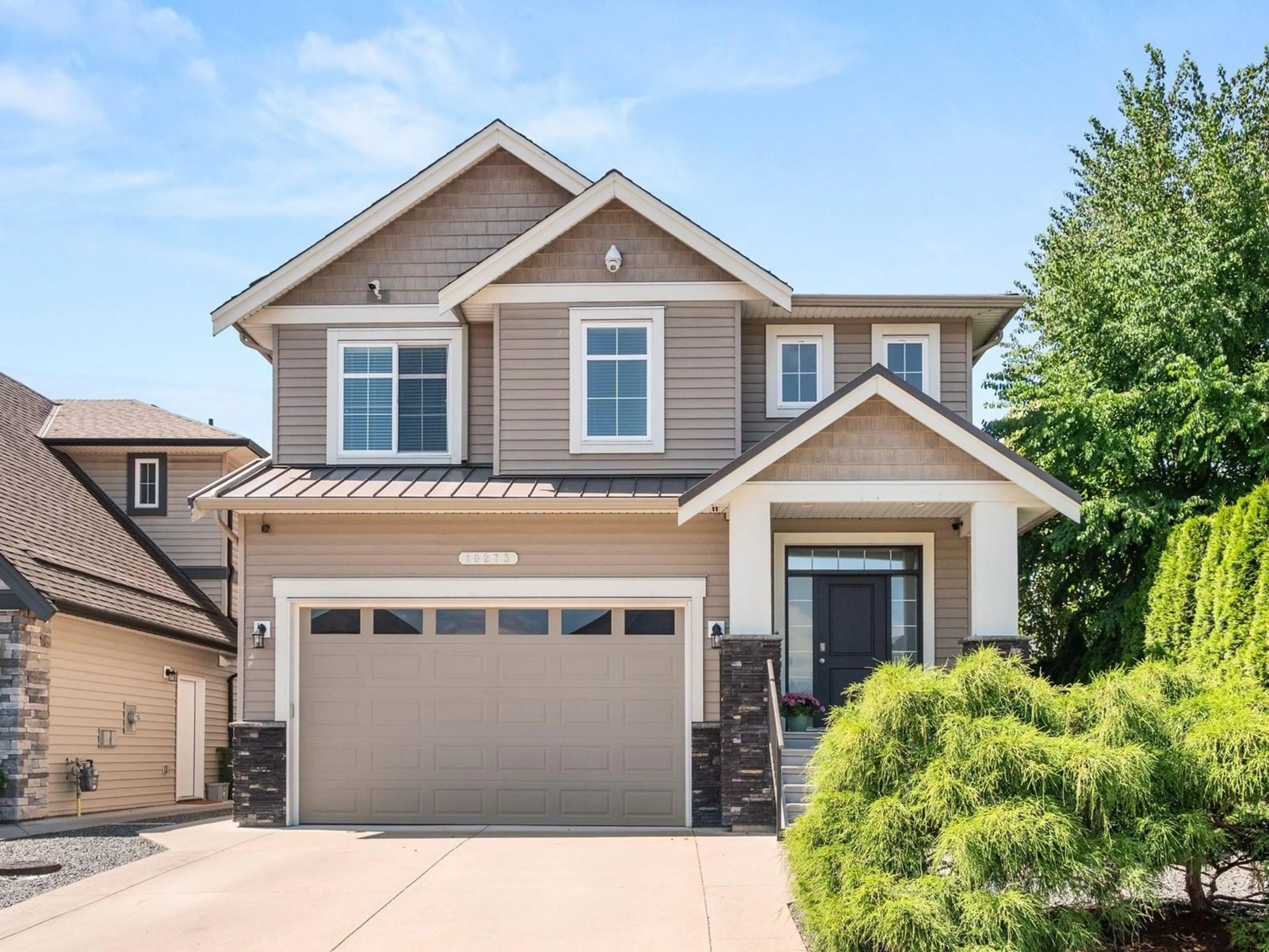 Home with vinyl exterior material, street for 10273 MANOR DRIVE, Chilliwack British Columbia V2P5Y7