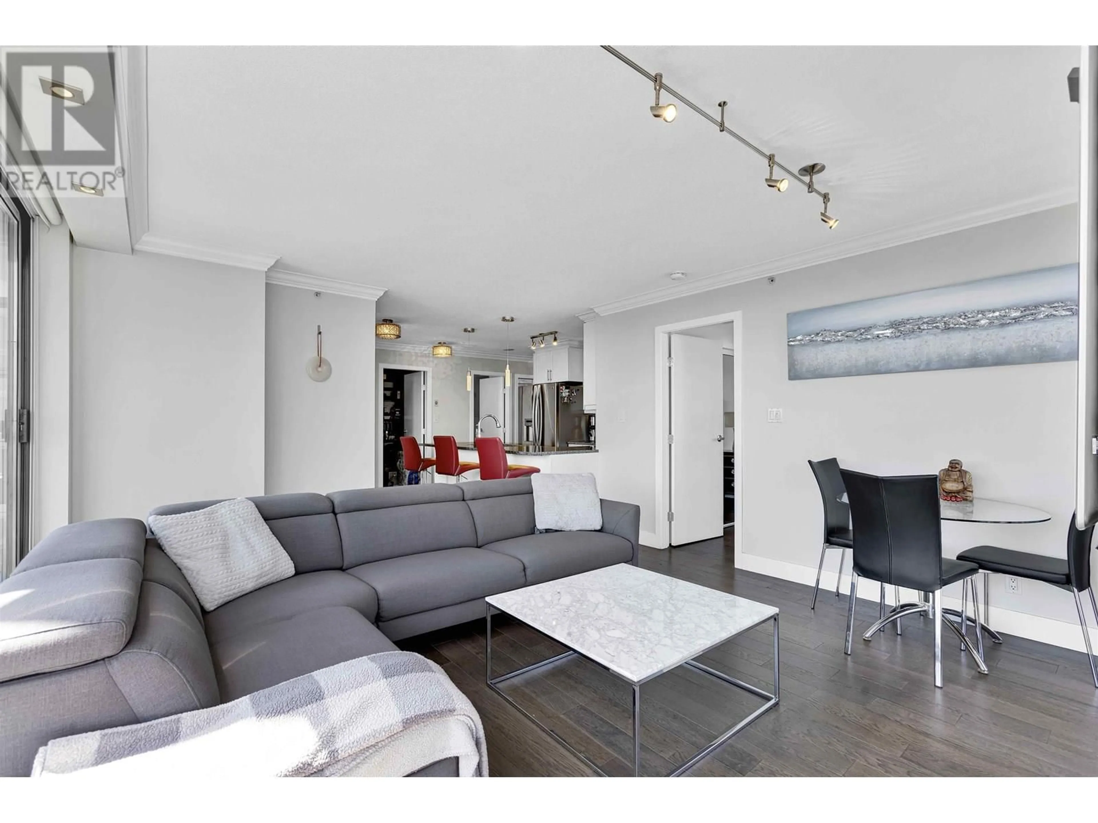 Living room with furniture, unknown for "2404" - 1199 SEYMOUR STREET, Vancouver British Columbia V6B1K3