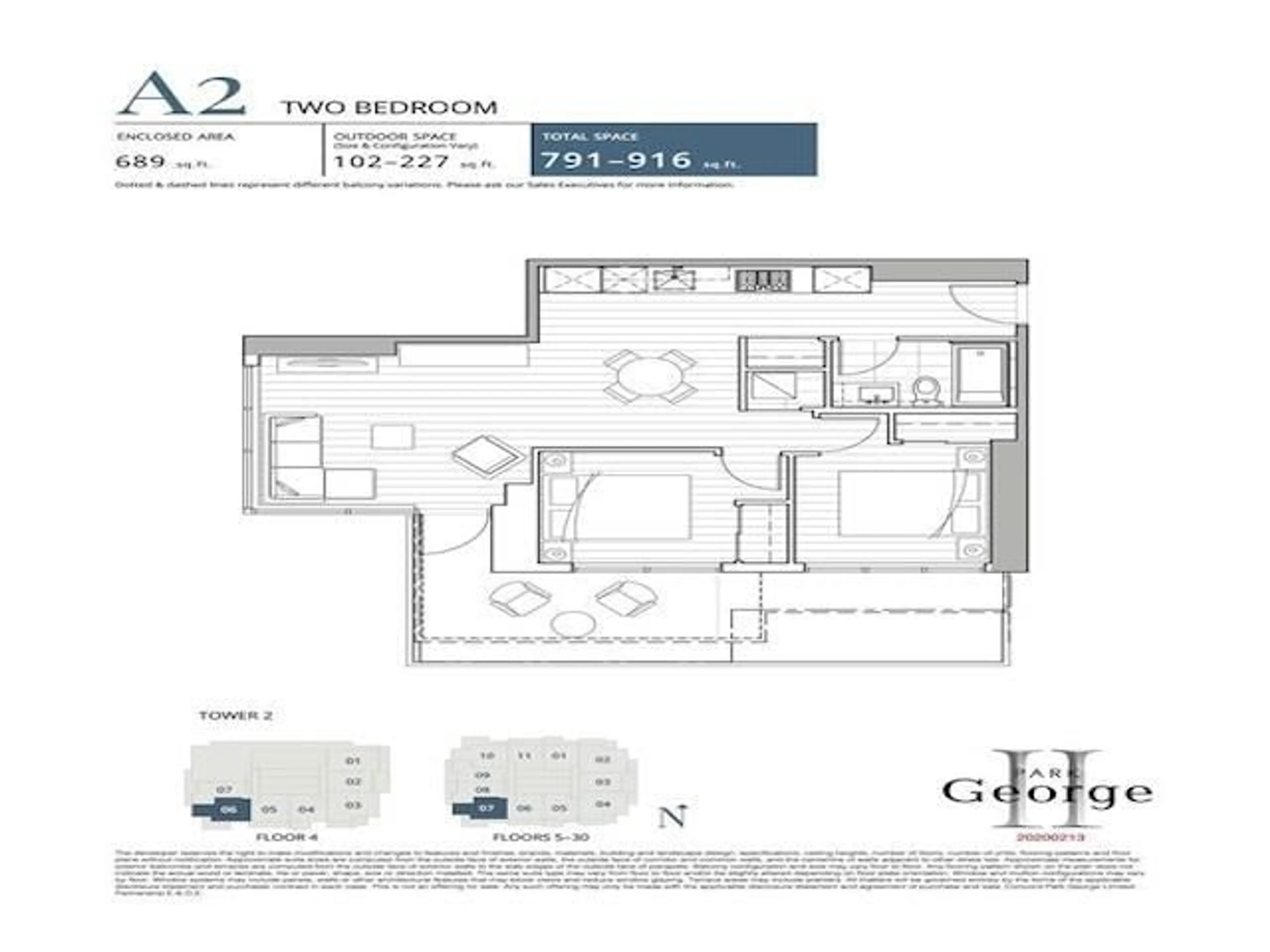 Floor plan for 907 - 13778 100, Surrey British Columbia V3T0V3