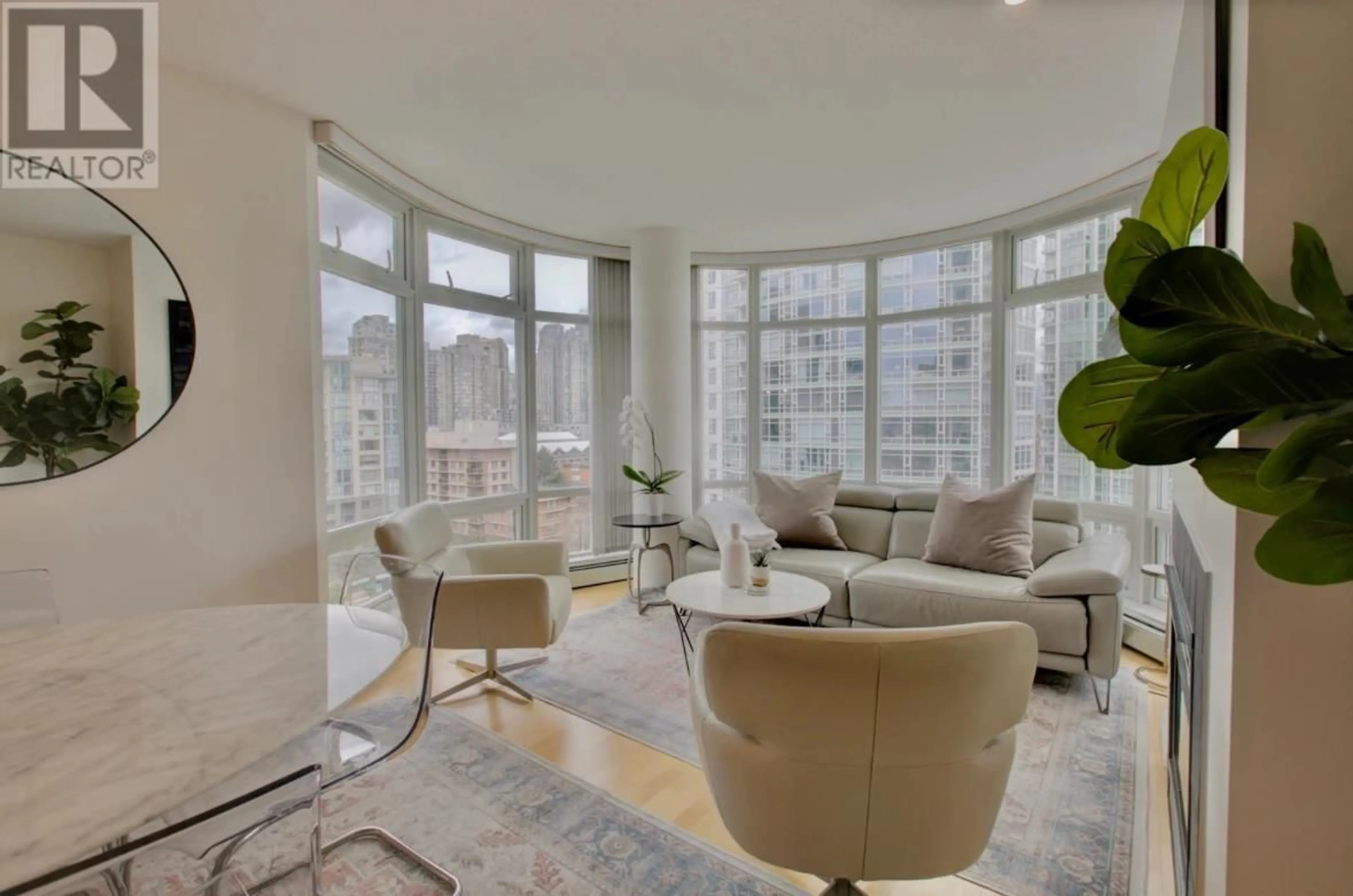 Living room with furniture, unknown for 1205 - 1199 MARINASIDE CRESCENT, Vancouver British Columbia V6Z2Y2