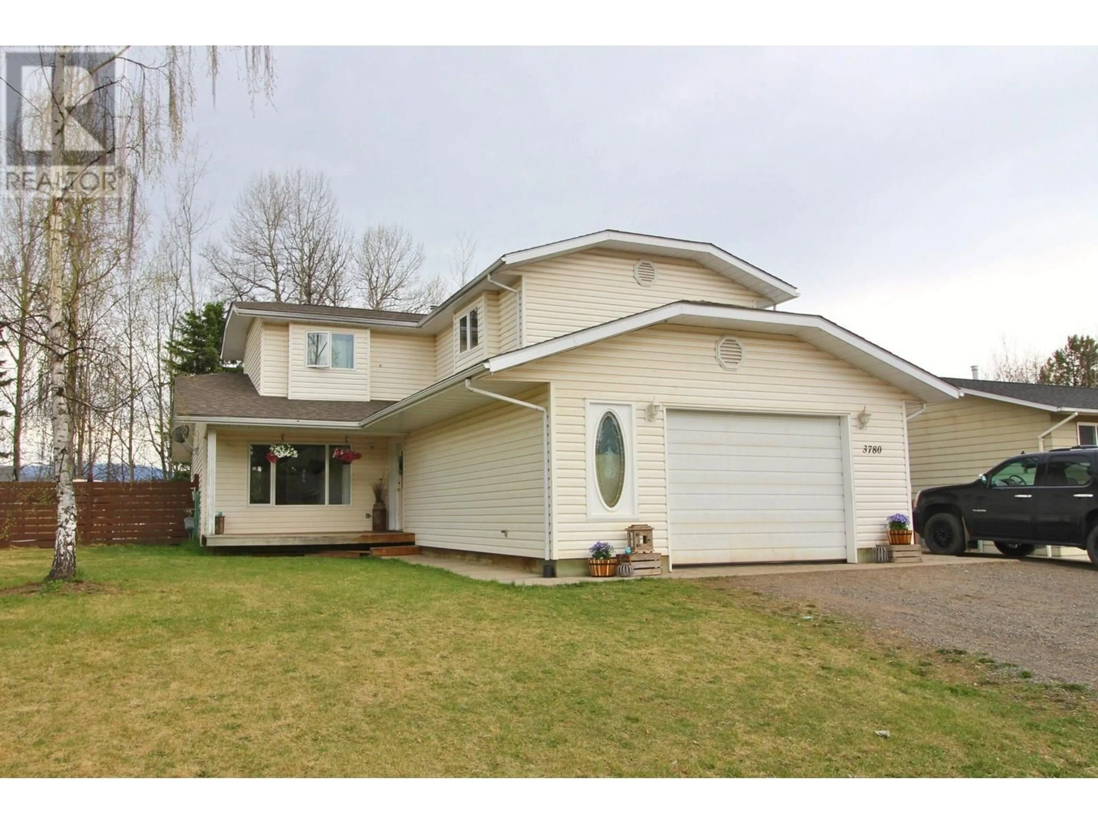 Home with vinyl exterior material, street for 3780 BAGGERMAN CRESCENT, Houston British Columbia V0J1Z2