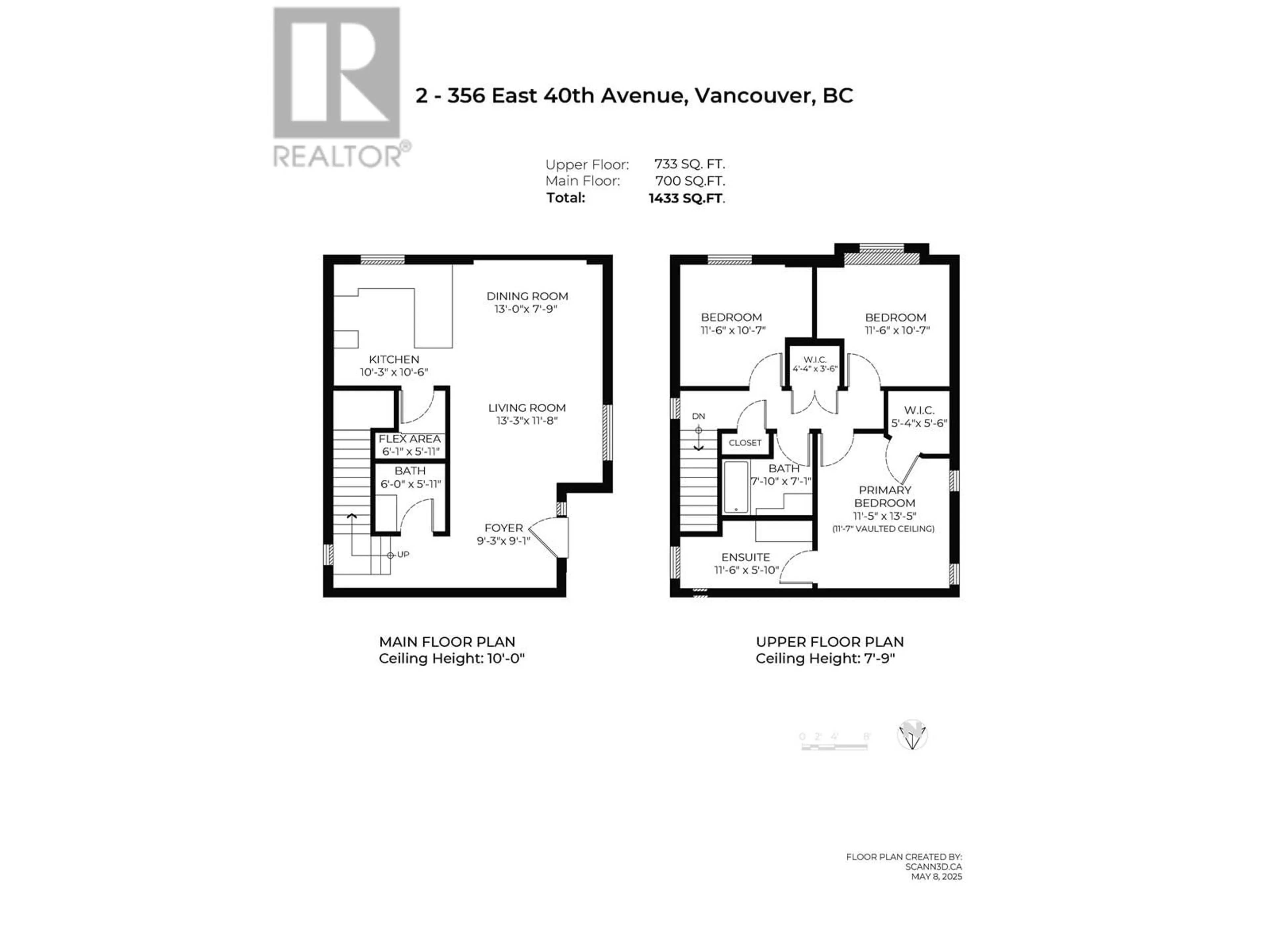 Floor plan for 2 - 356 40TH AVENUE, Vancouver British Columbia V5W1L9